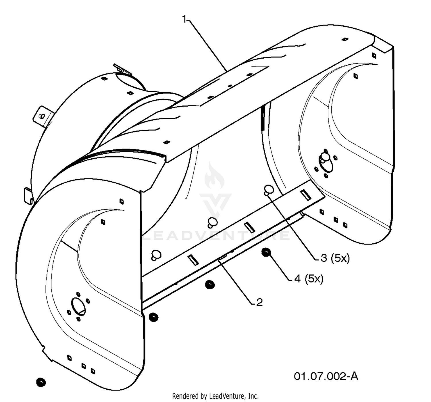Auger Housing / Impeller Assembly