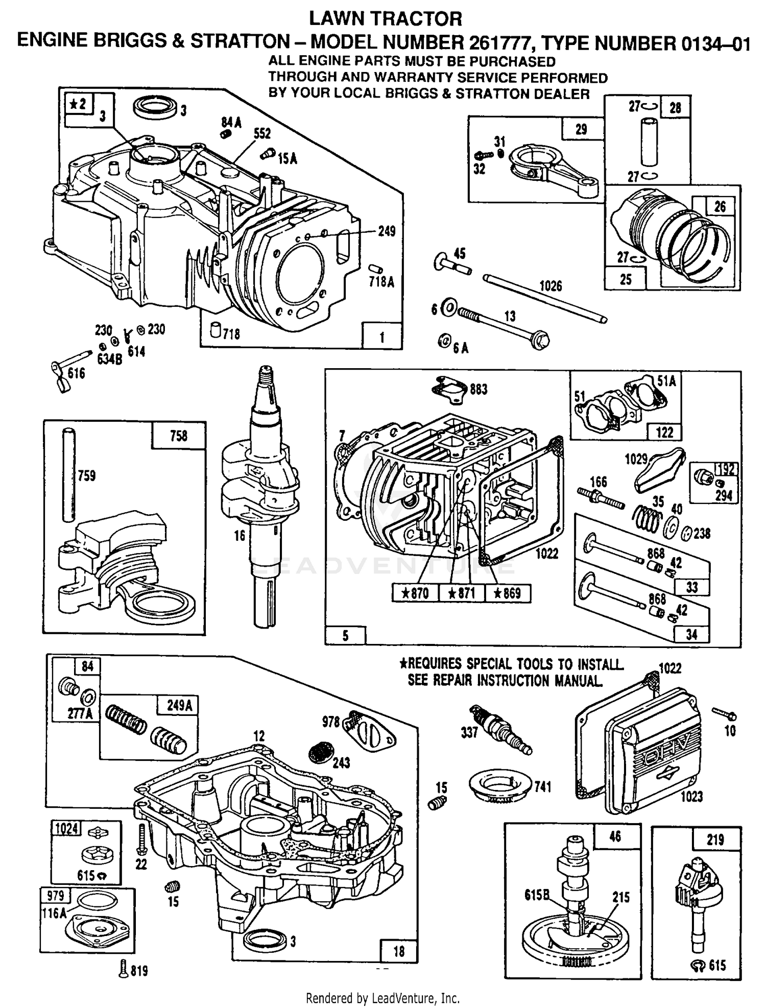ENGINE/BRIGGS AND STRATTON