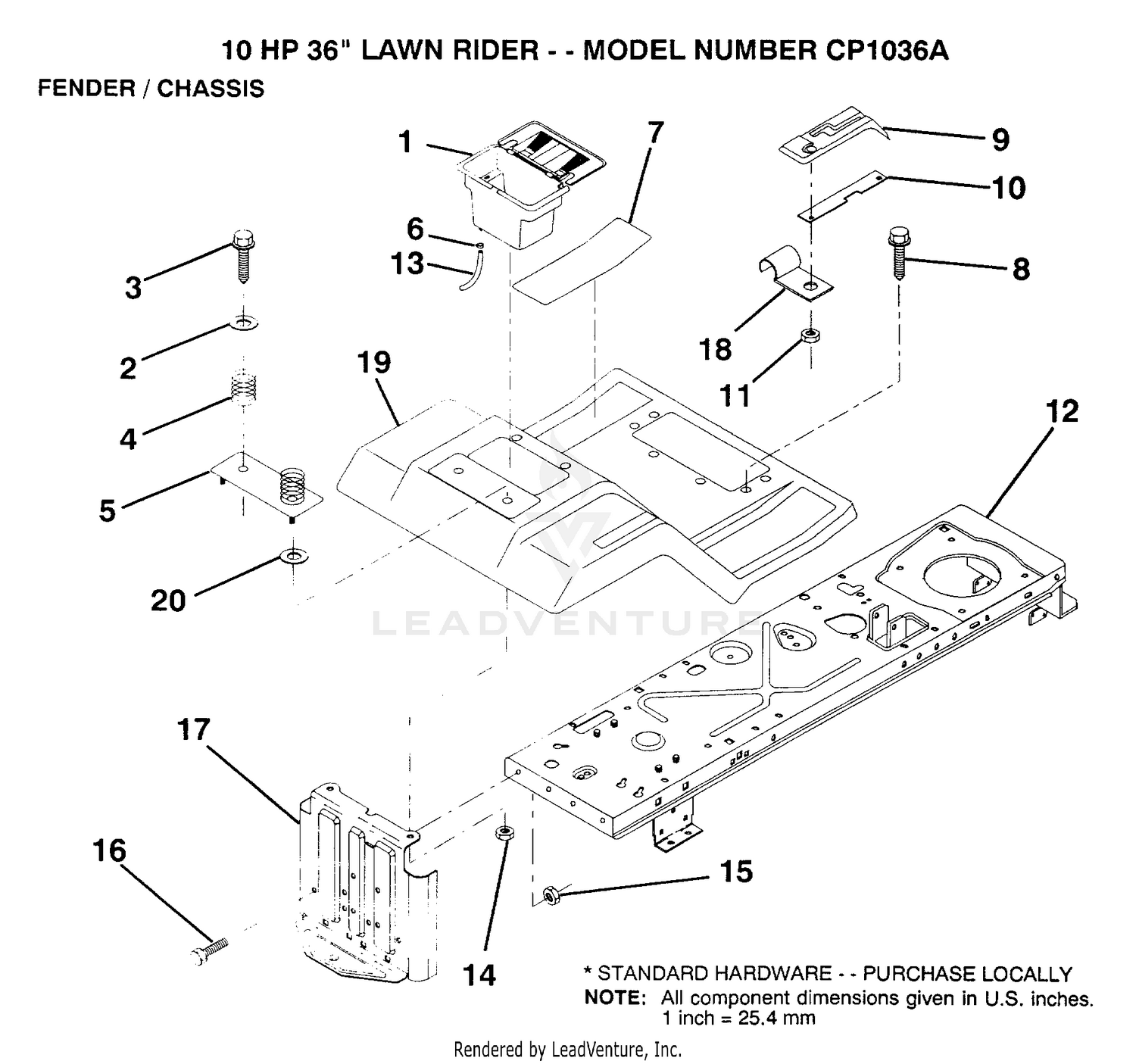FENDER/CHASSIS
