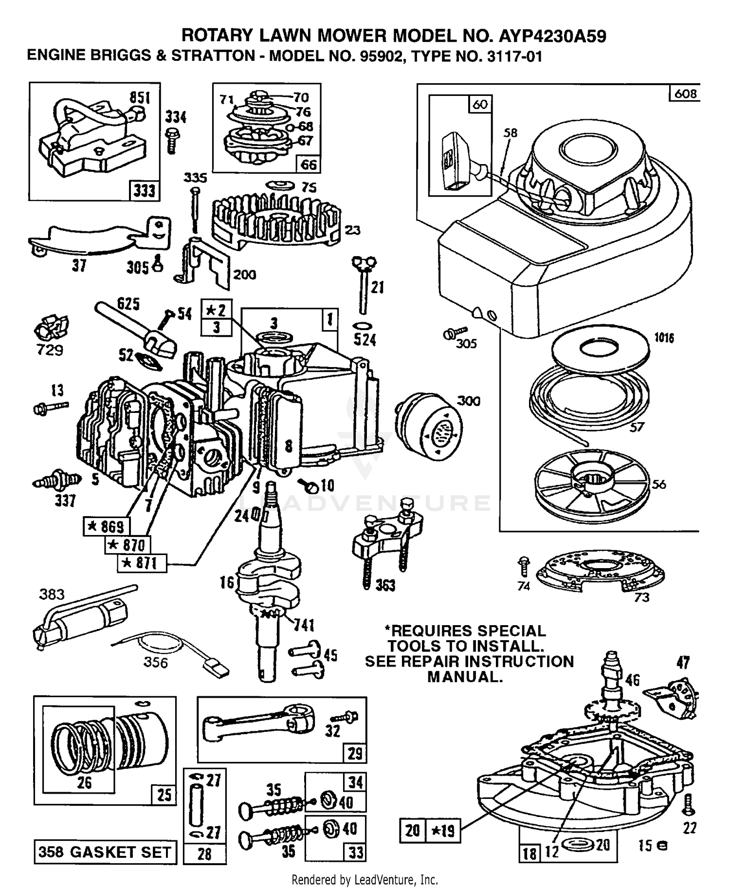 ENGINE/BRIGGS AND STRATTON