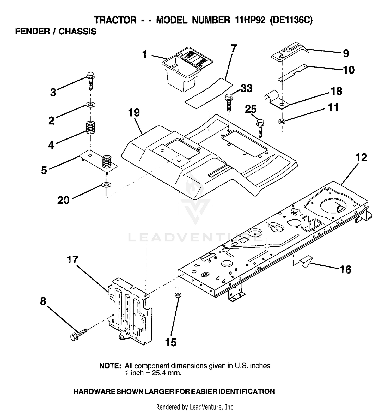 FENDER/CHASSIS
