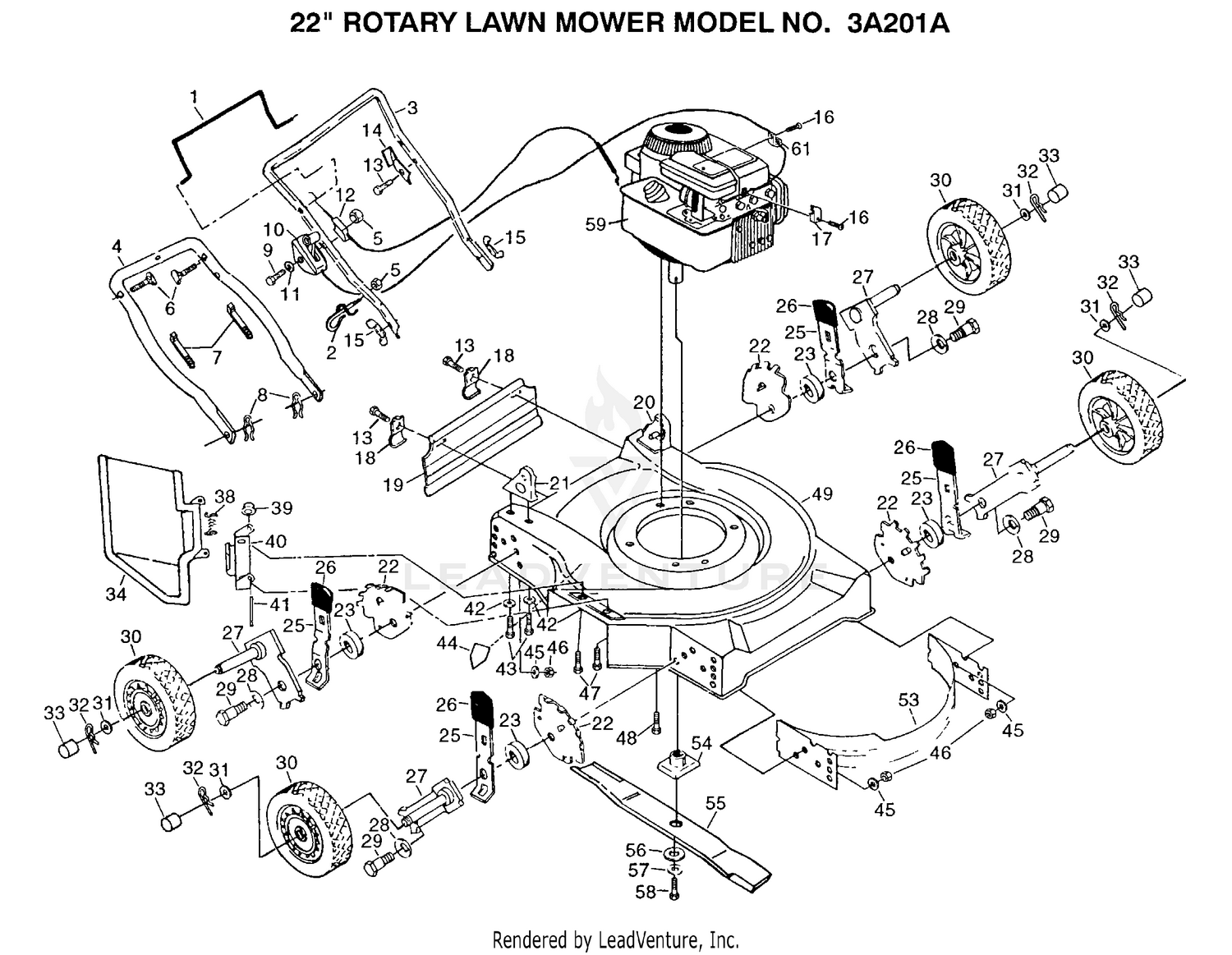 22" ROTARY MOWER