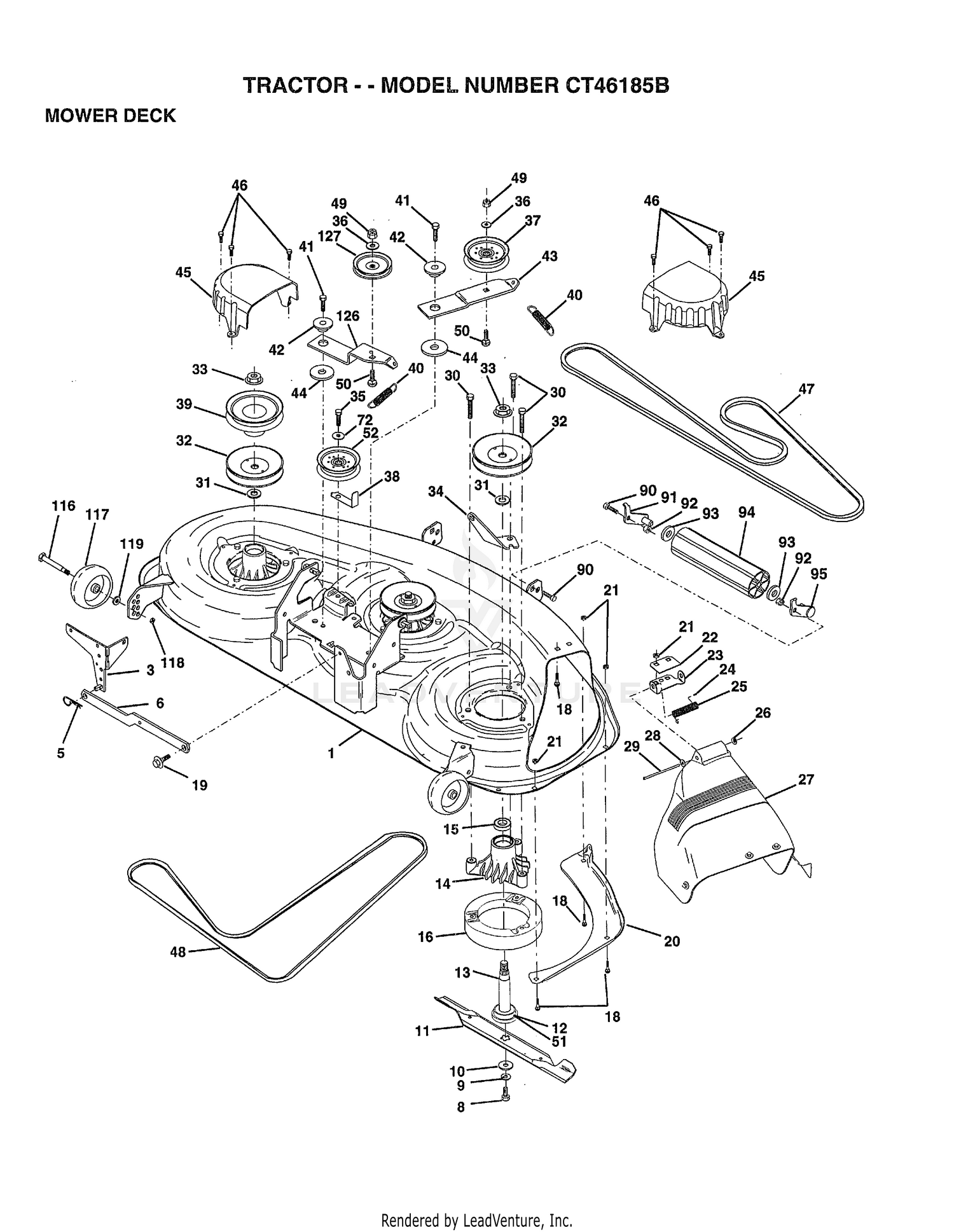 MOWER DECK