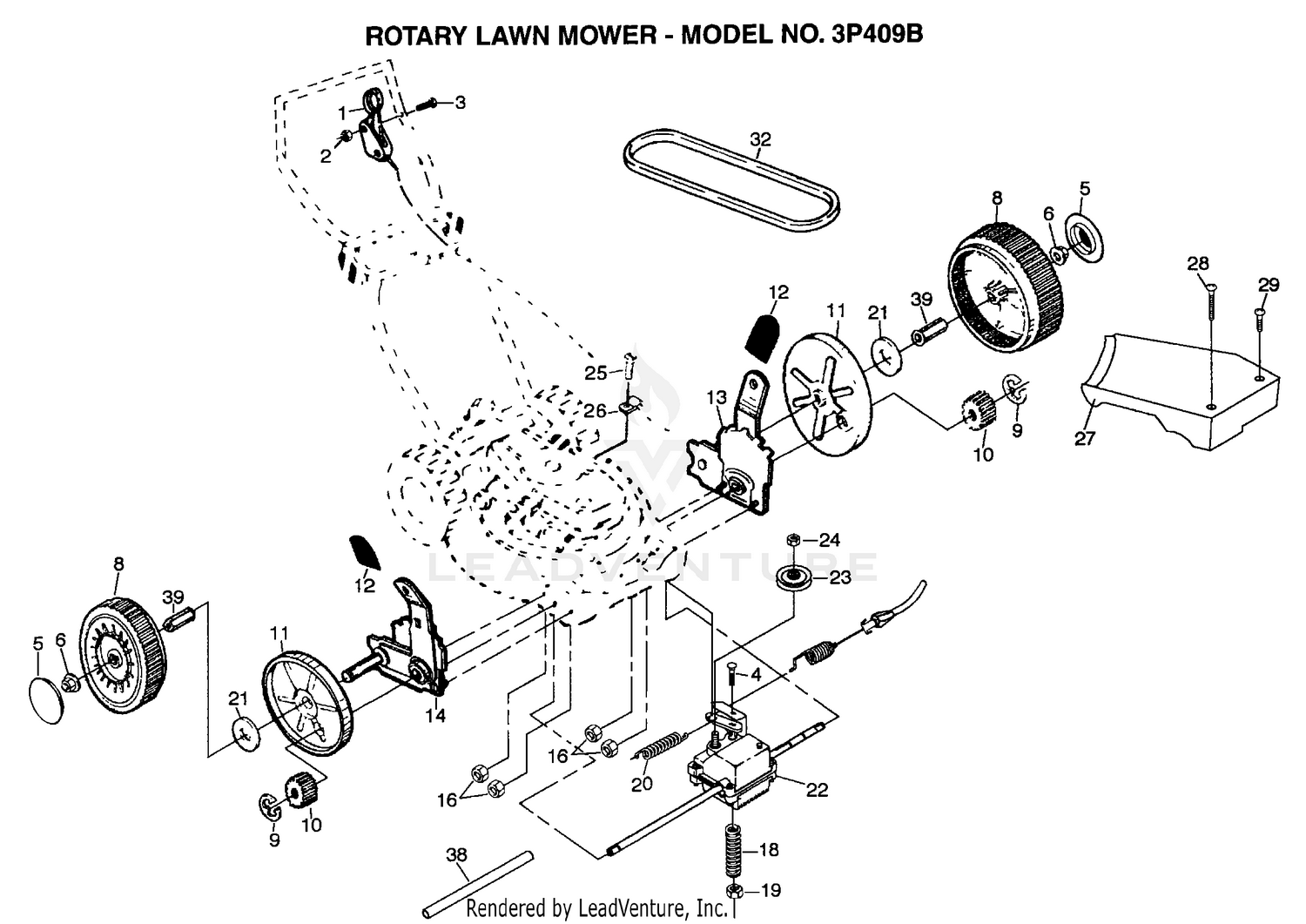 ROTARY LAWN MOWER
