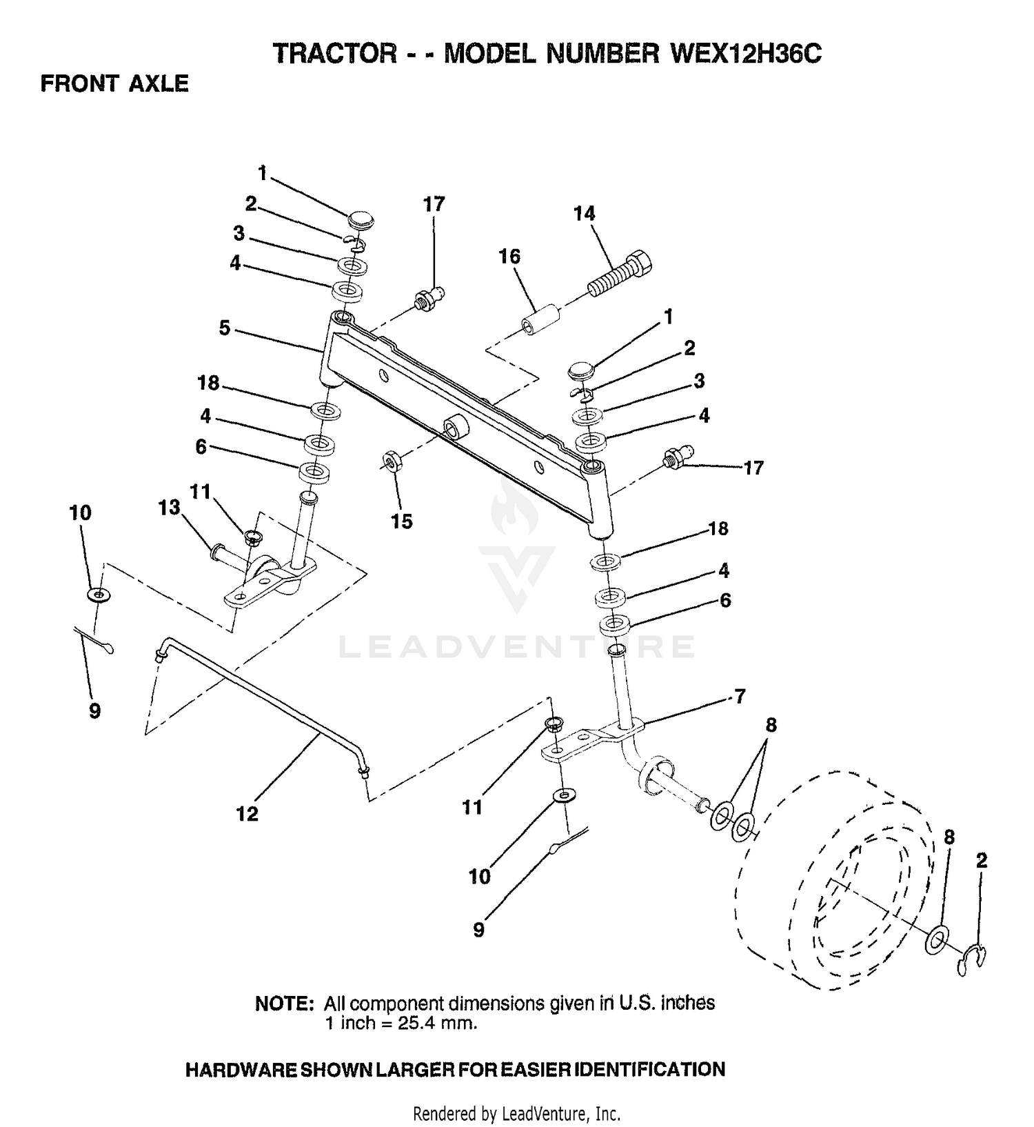 FRONT AXLE