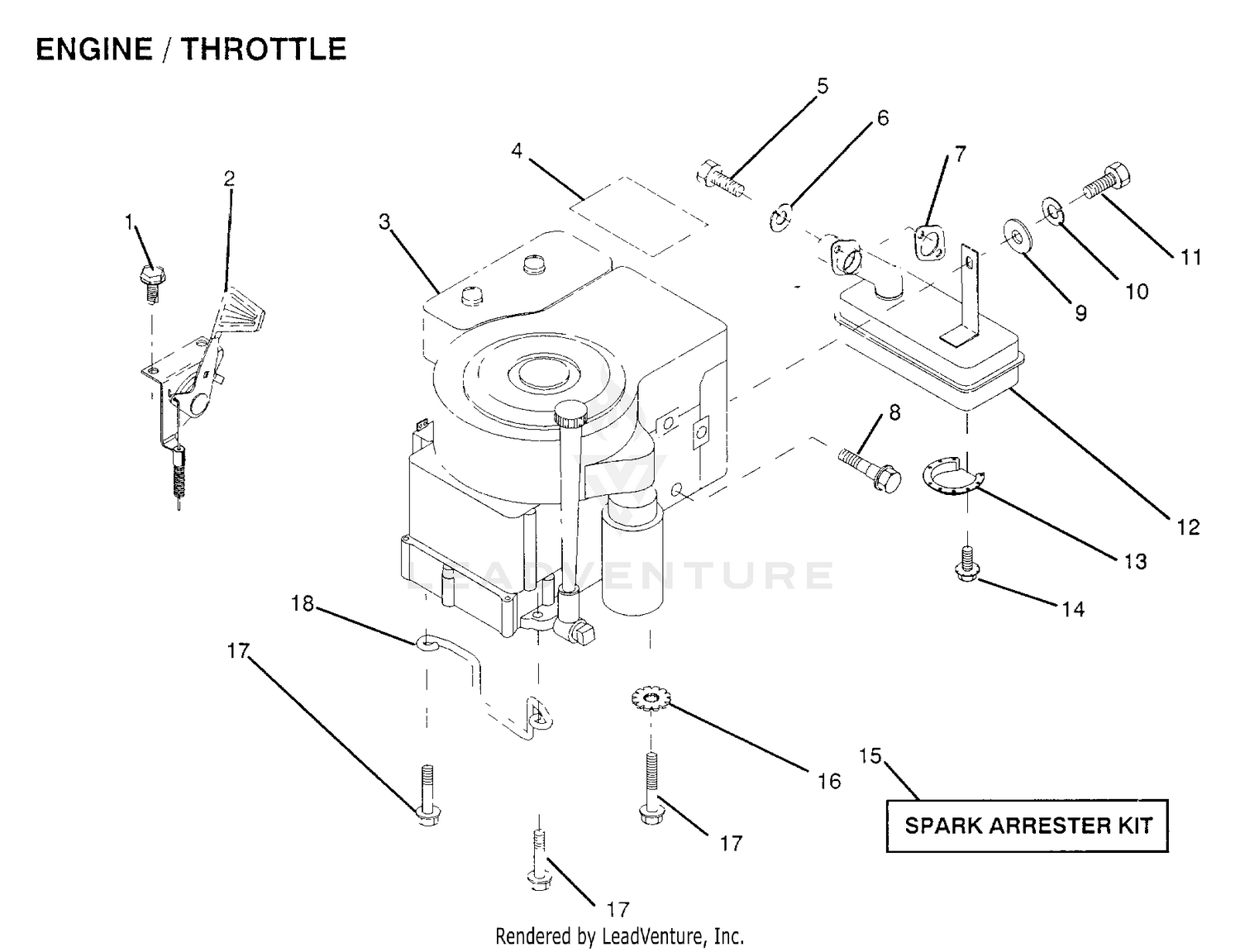 ENGINE AND THROTTLE