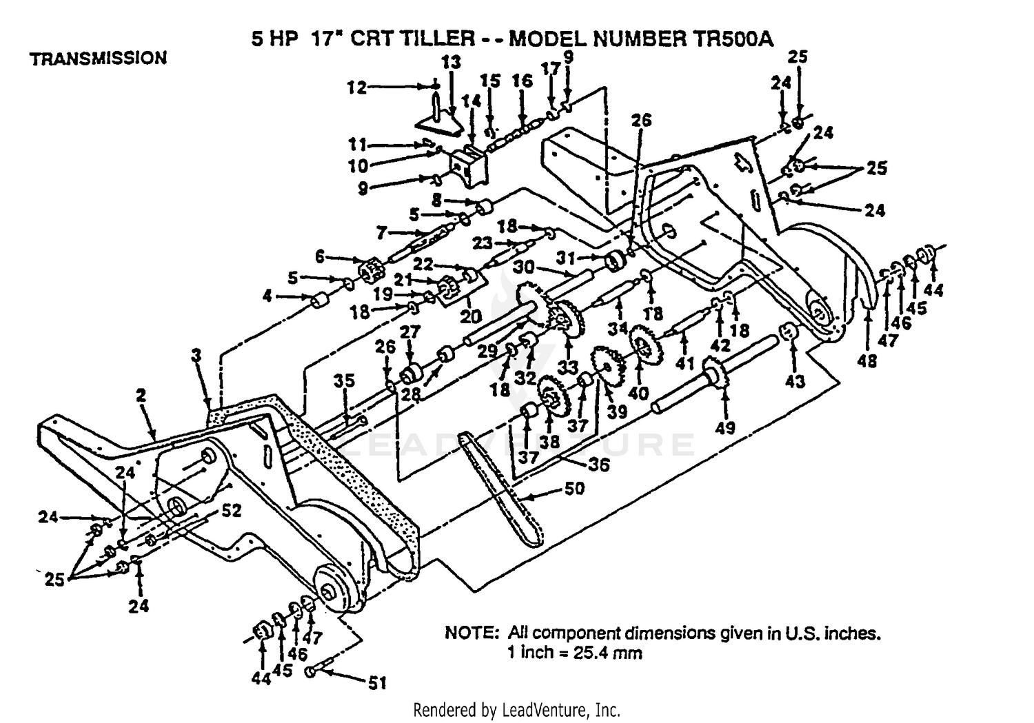 TRANSMISSION P/N BREAKOUT