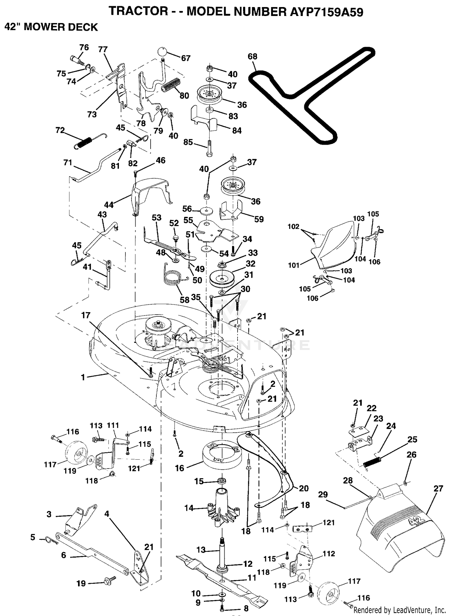 MOWER DECK