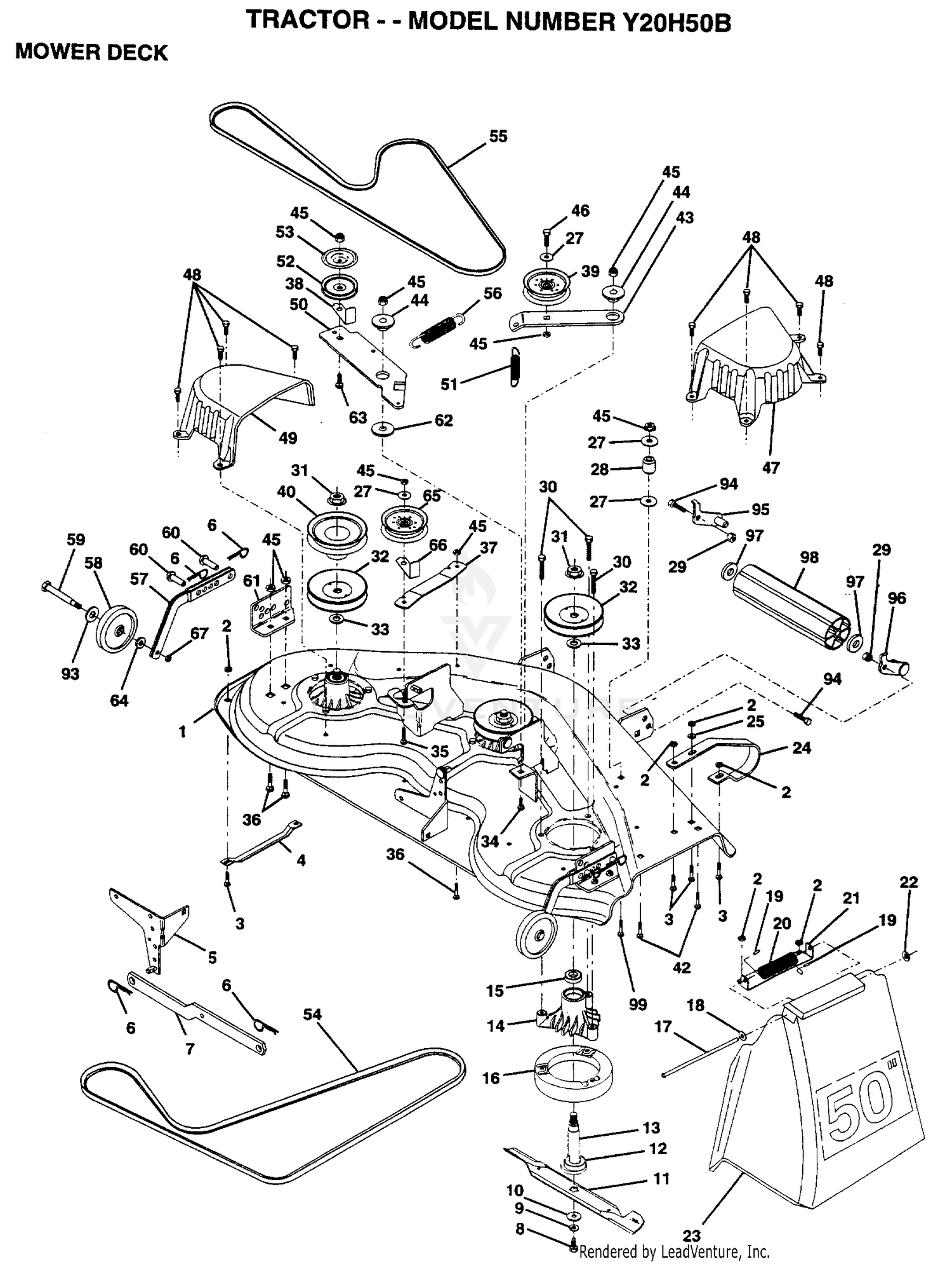 MOWER DECK