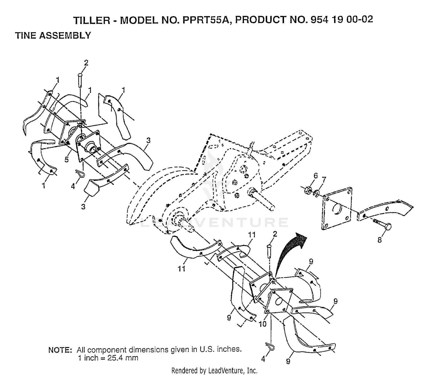 TINE ASSEMBLY