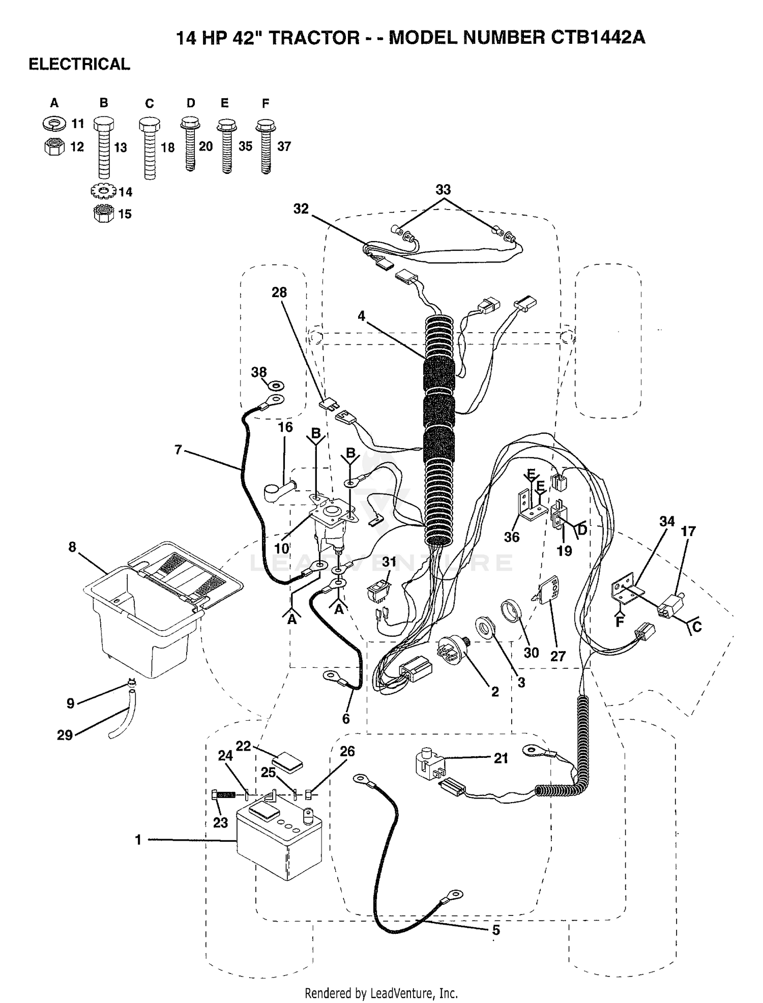 ELECTRICAL/14 HP 42"