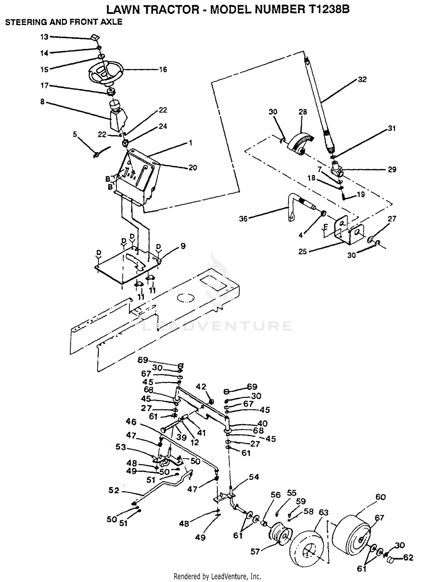 STEERING AND FRONT AXLE