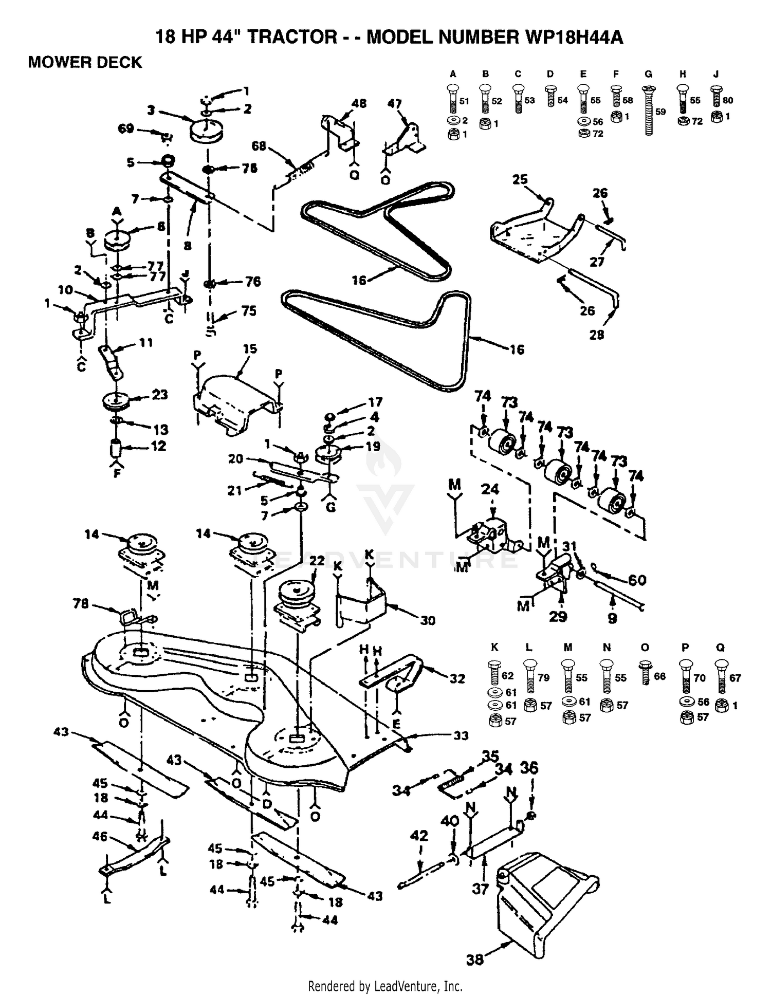 MOWER DECK