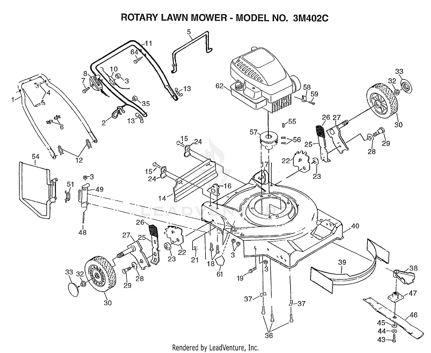 ROTARY LAWN MOWER