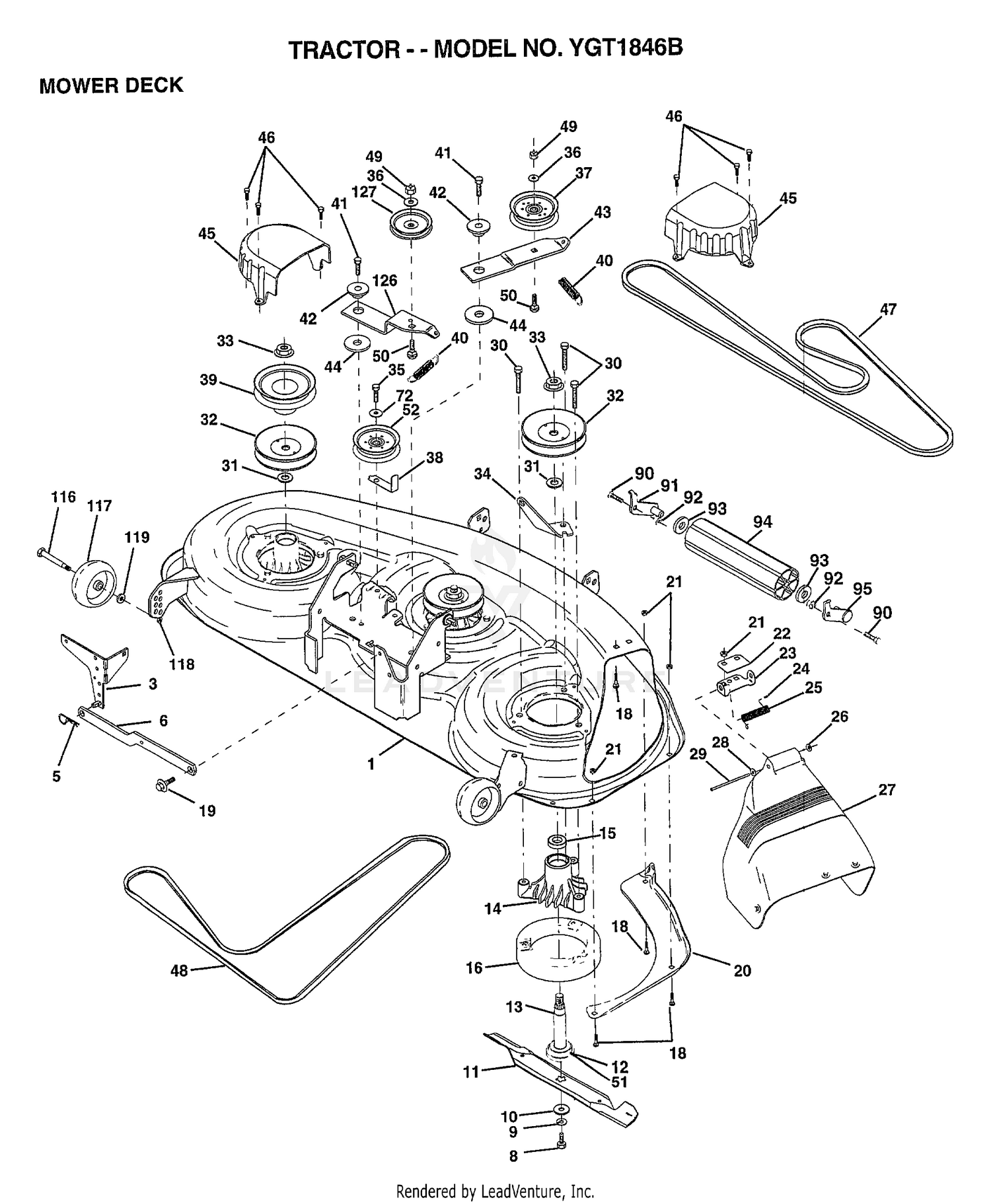 MOWER DECK