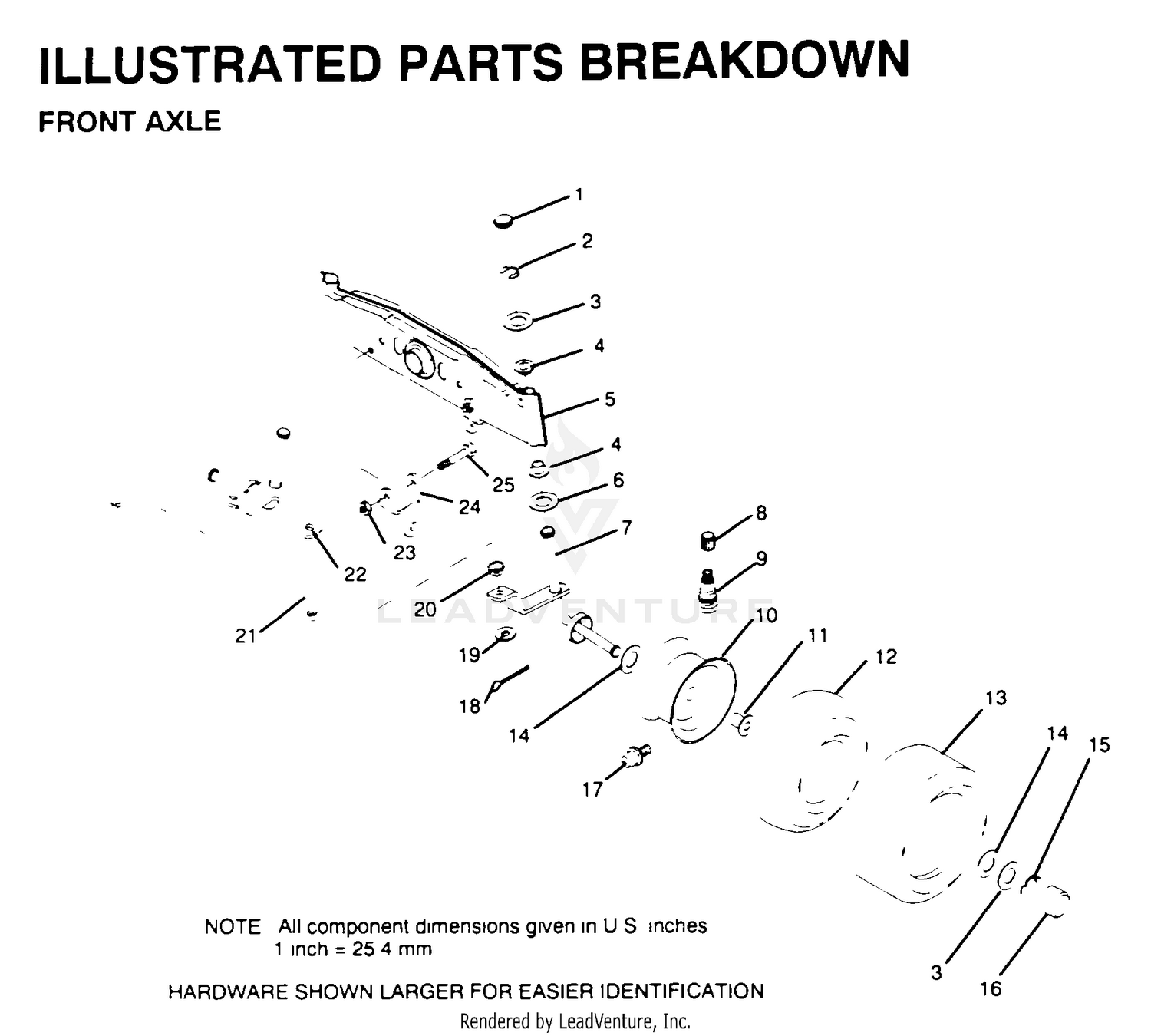 FRONT AXLE
