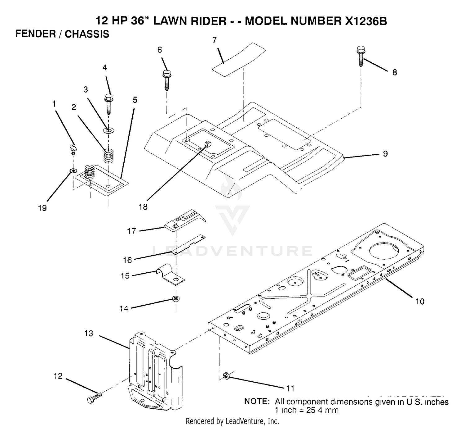 FENDER AND CHASSIS