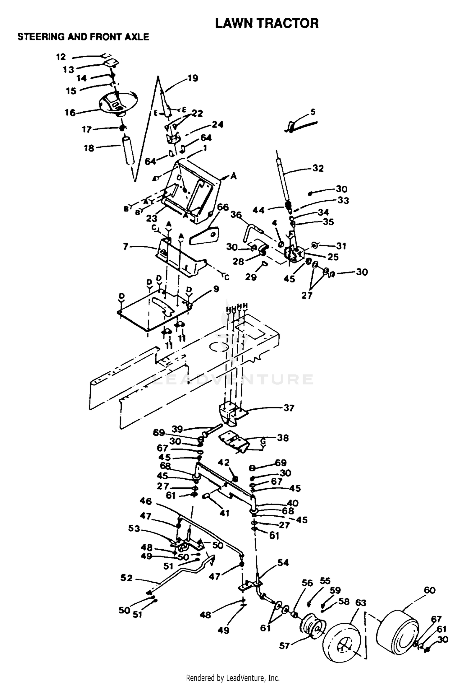 STEERING AND FRONT AXLE