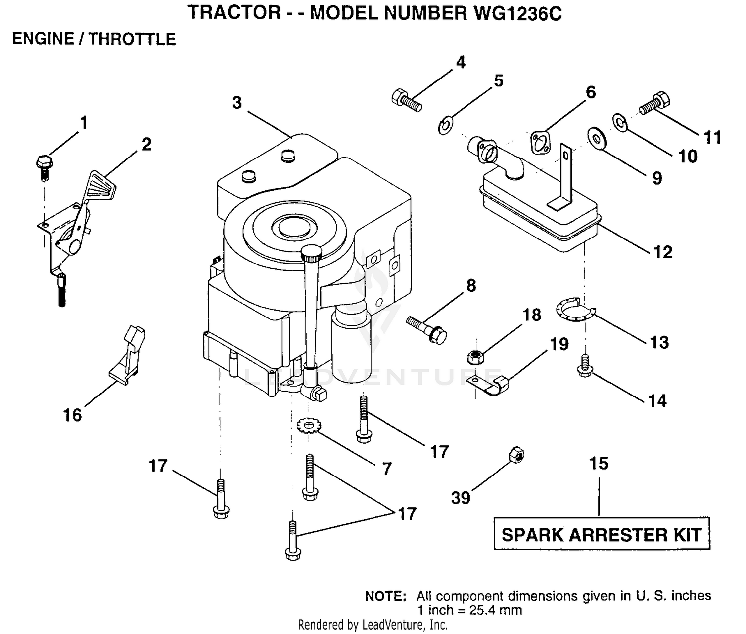 ENGINE AND THROTTLE