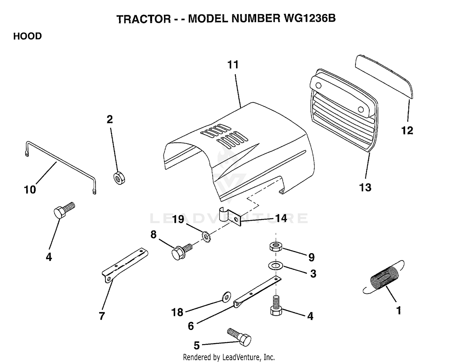 TRACTOR-HOOD