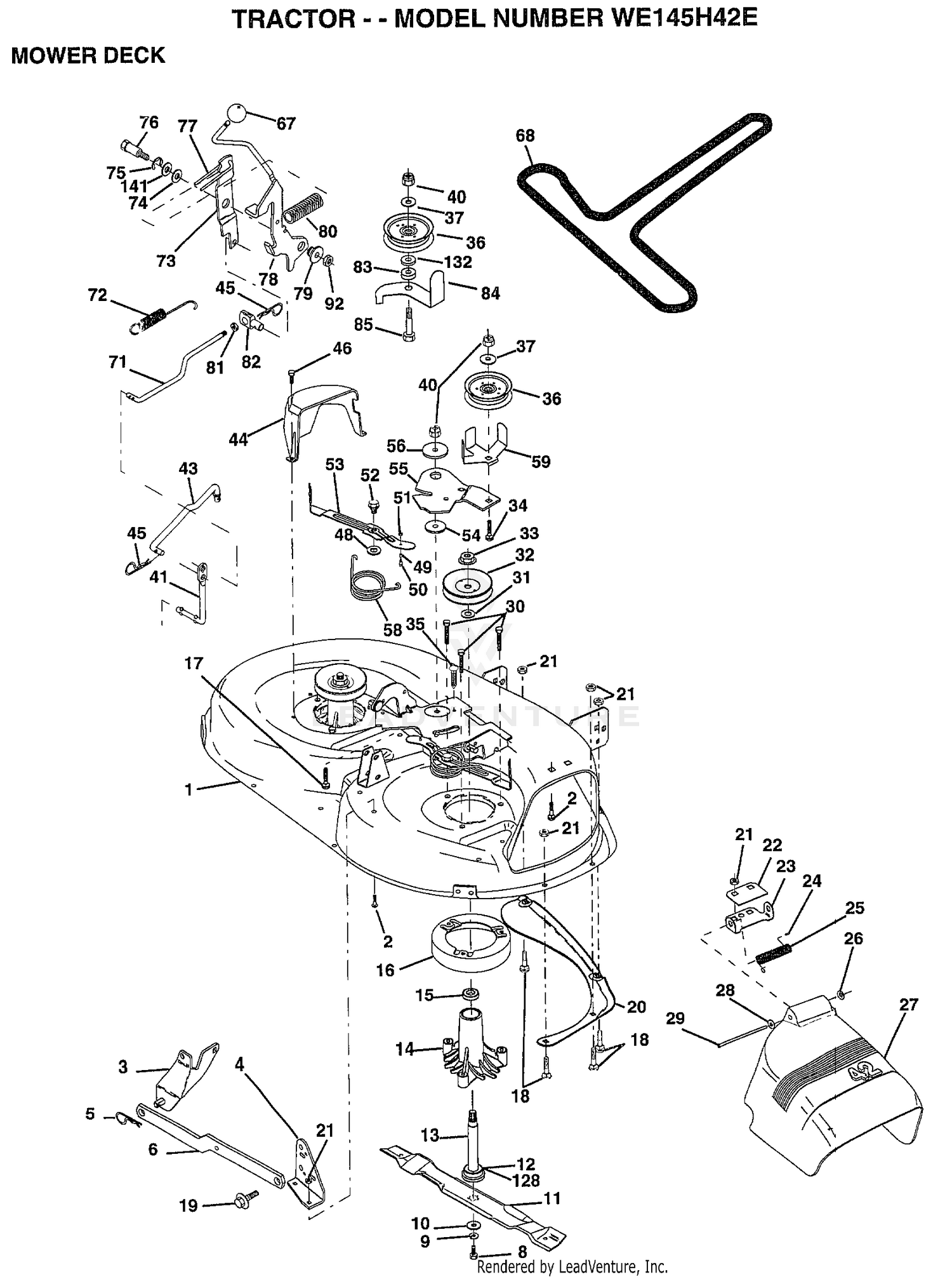 MOWER DECK