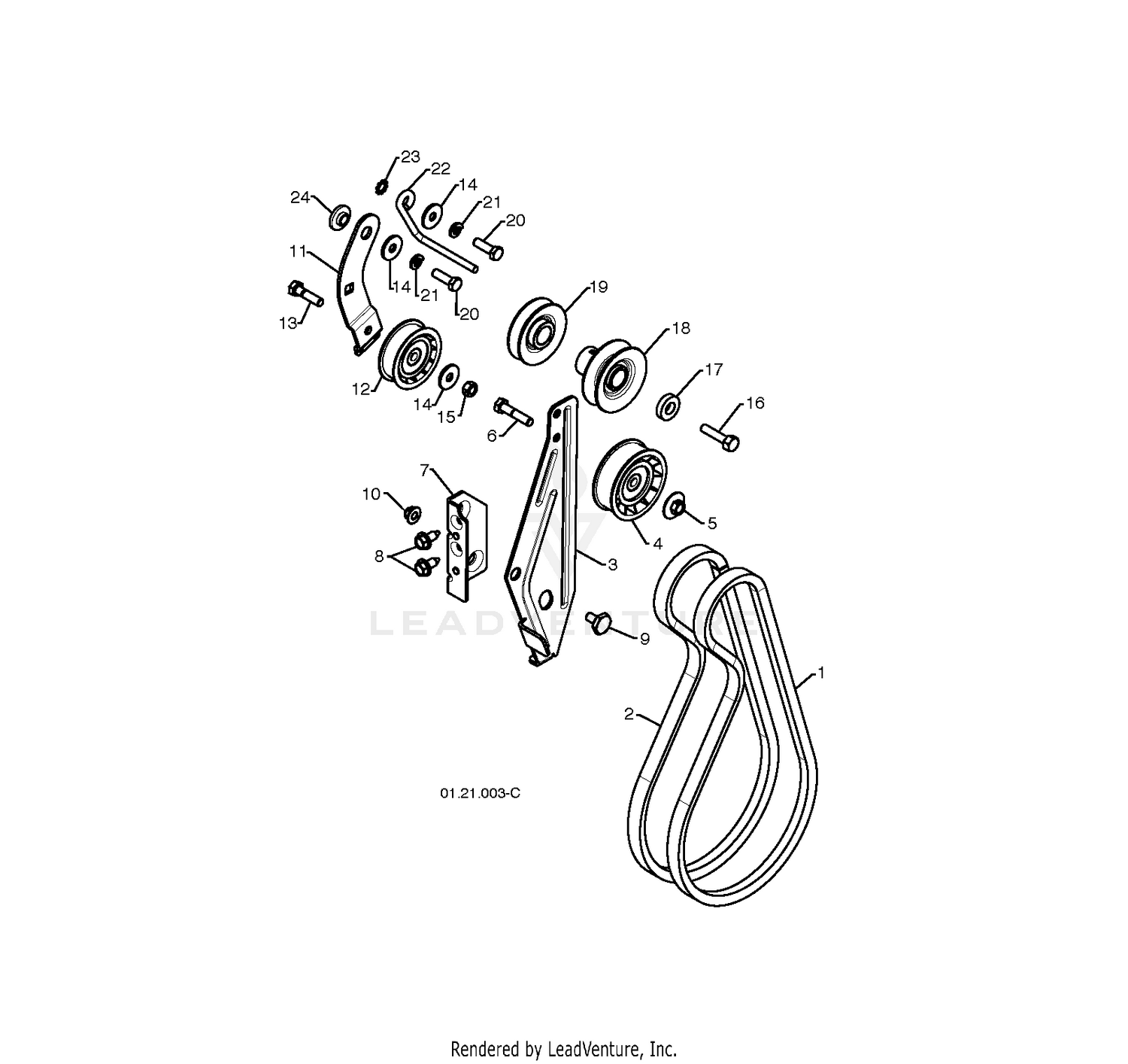 CHASSIS ENGINE PULLEYS
