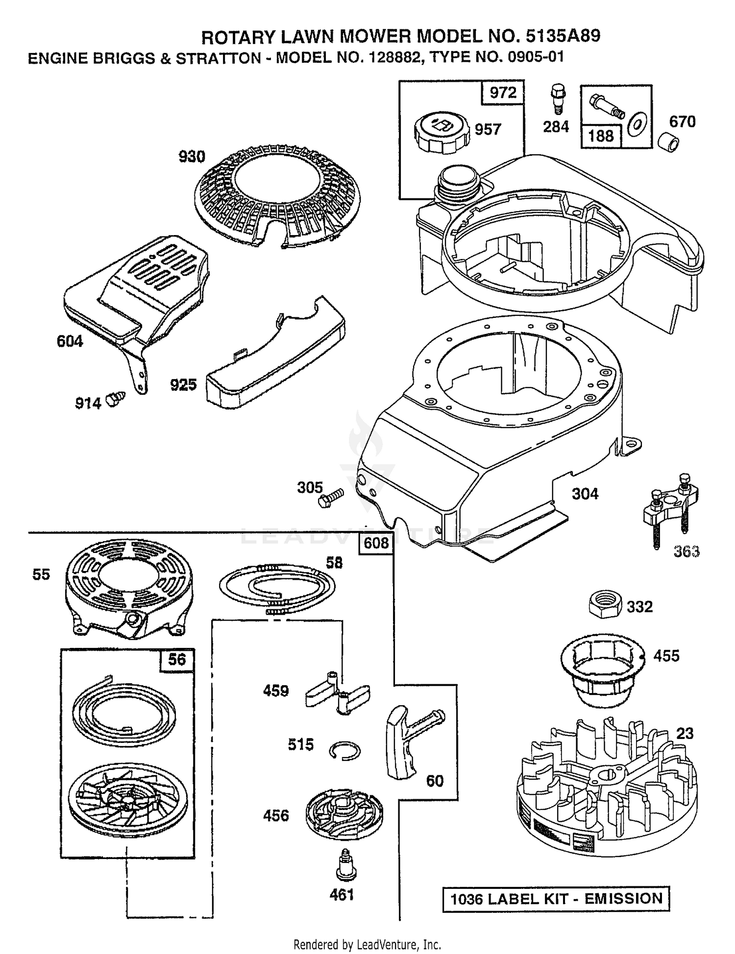 ENGINE BRIGGS AND STRATTON