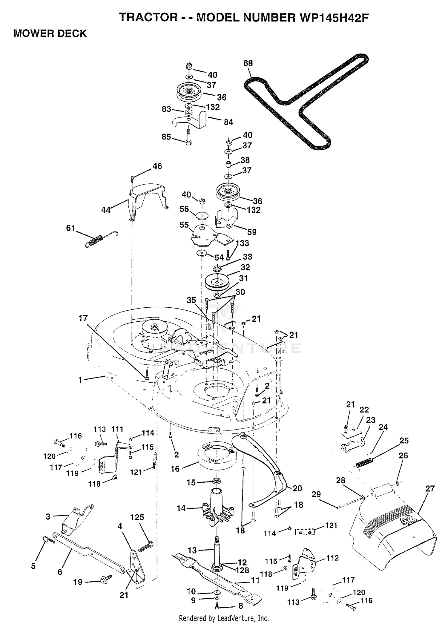 MOWER DECK