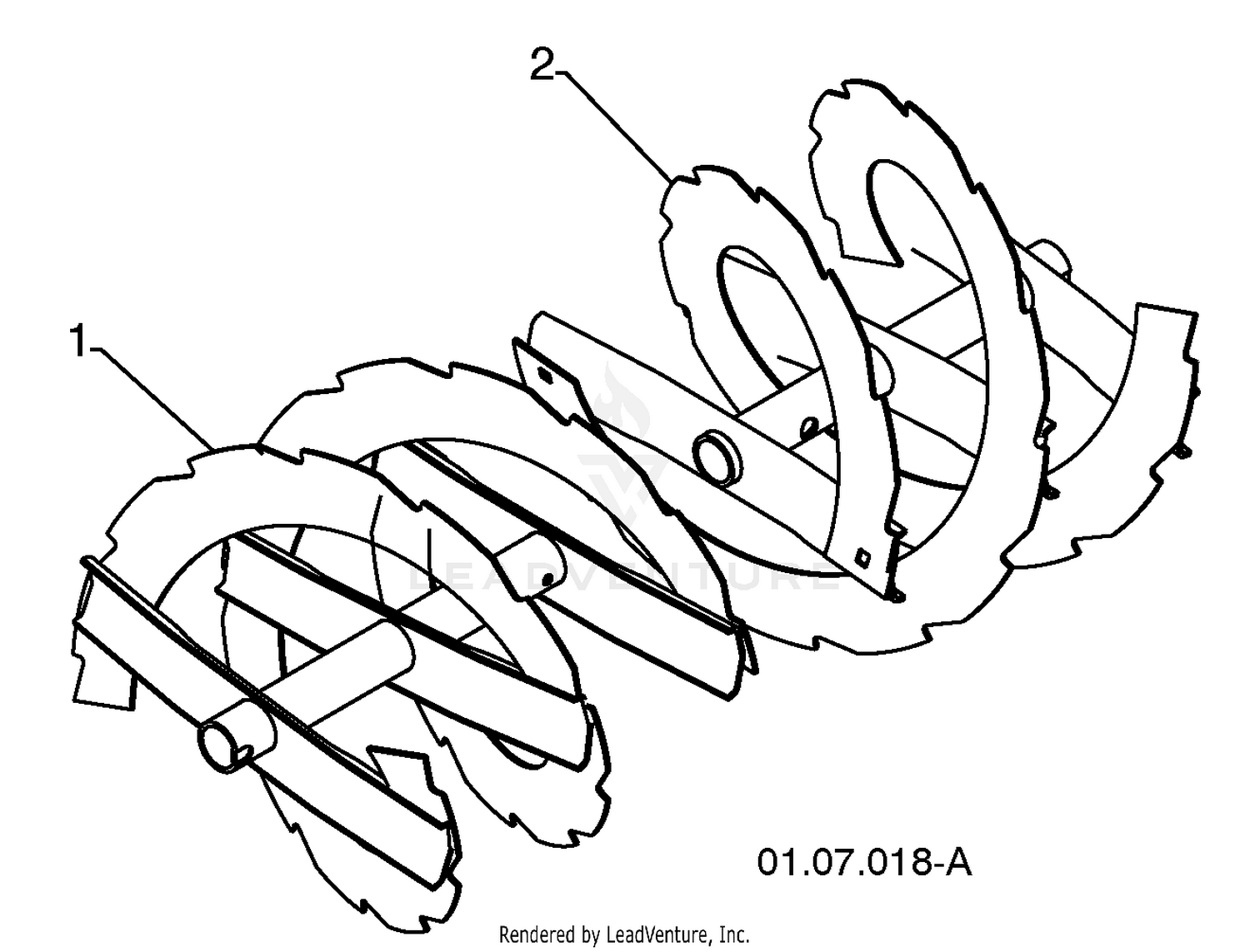 Auger Housing/Impeller Assembly