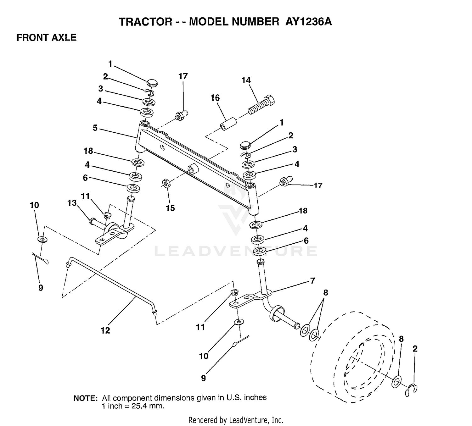 FRONT AXLE