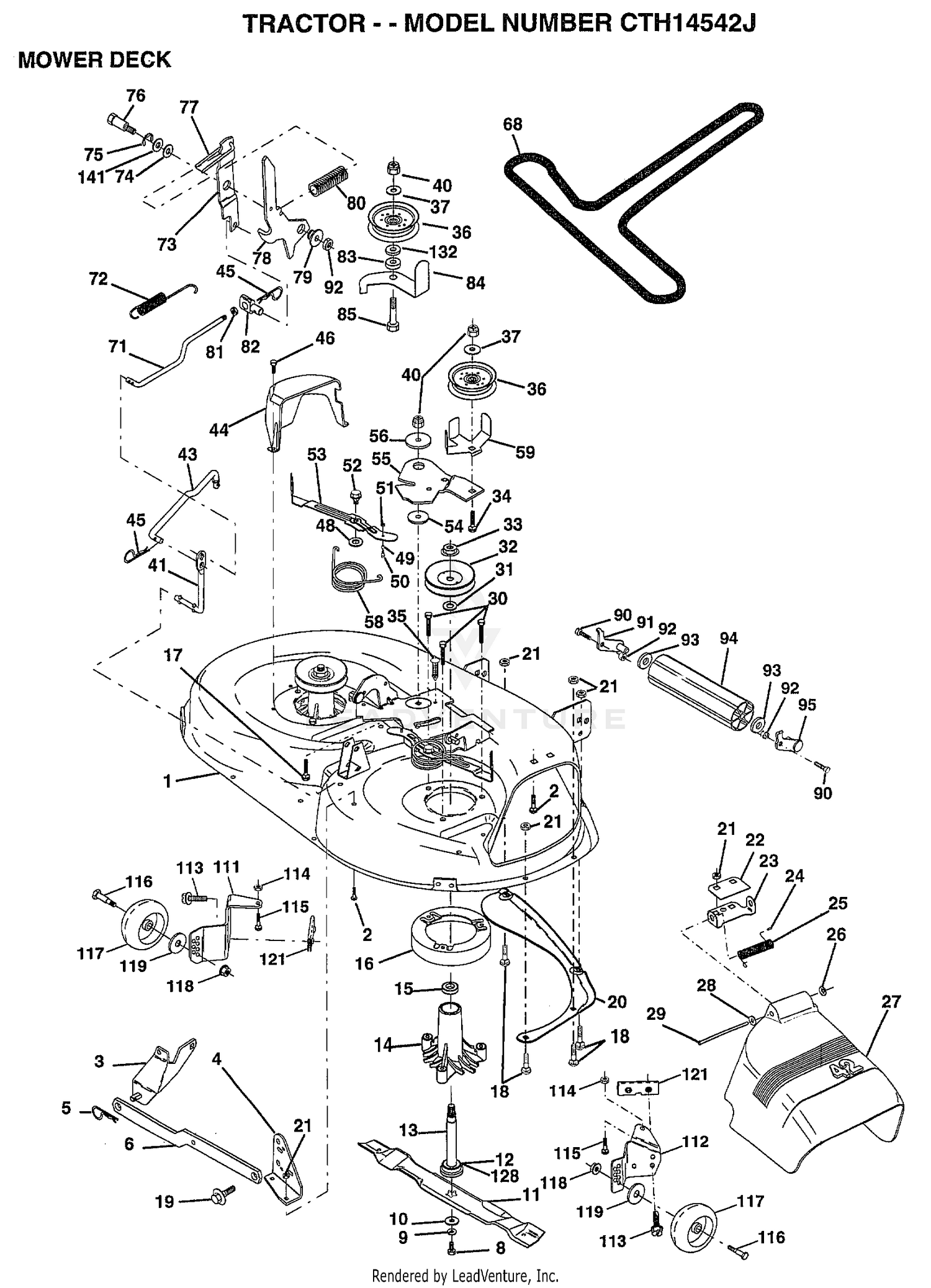 MOWER DECK