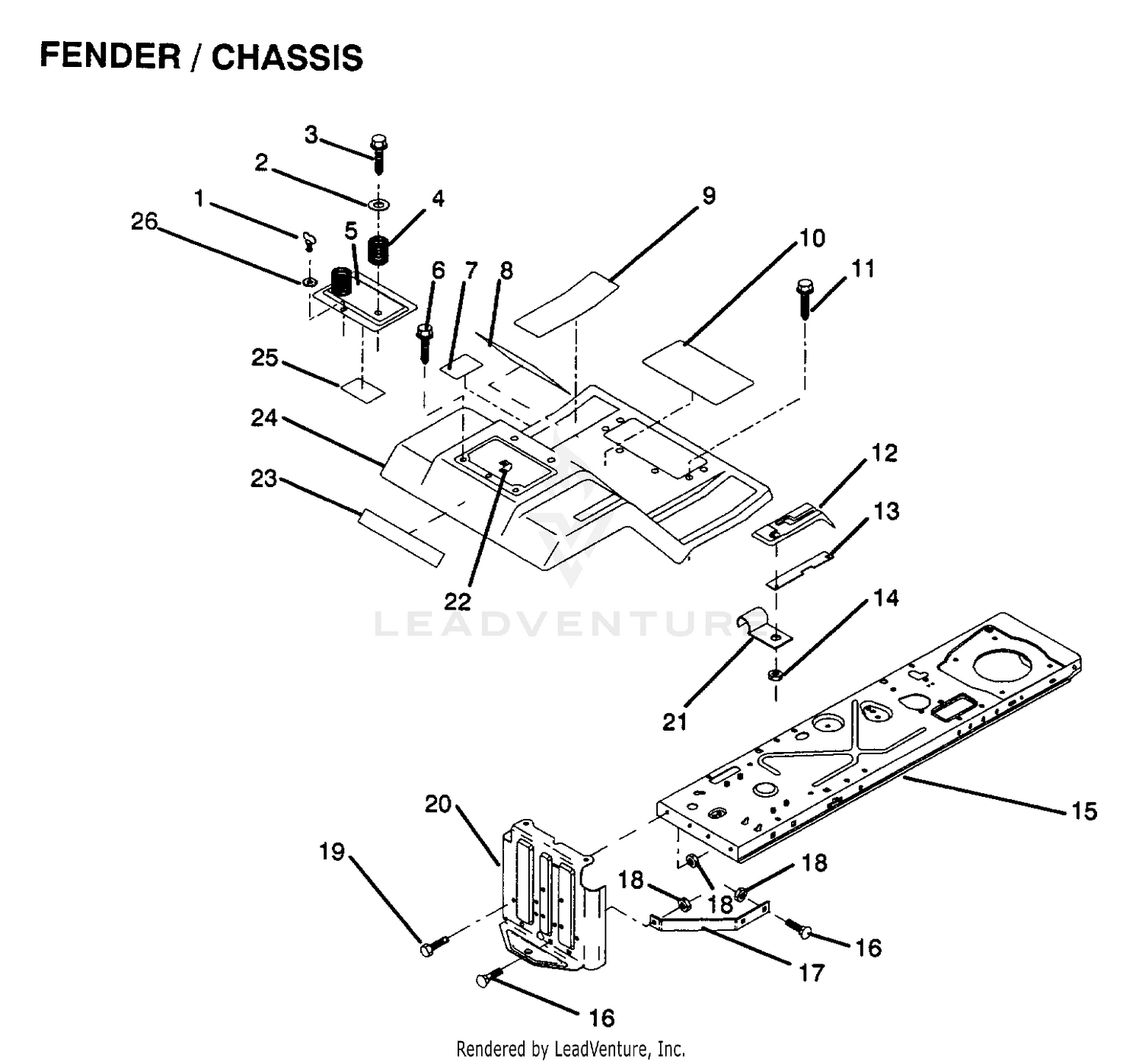 FENDER AND CHASSIS