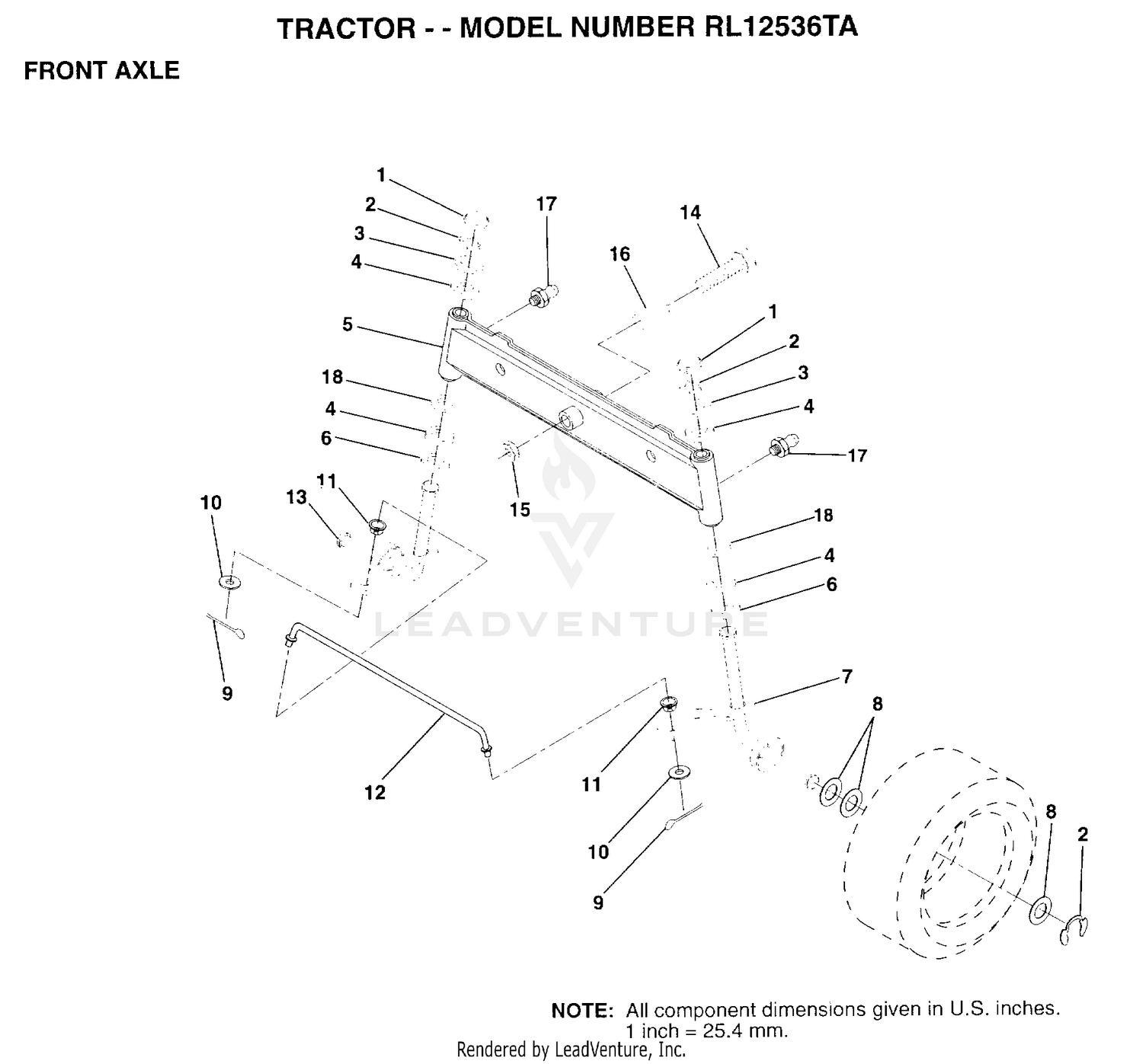 FRONT AXLE