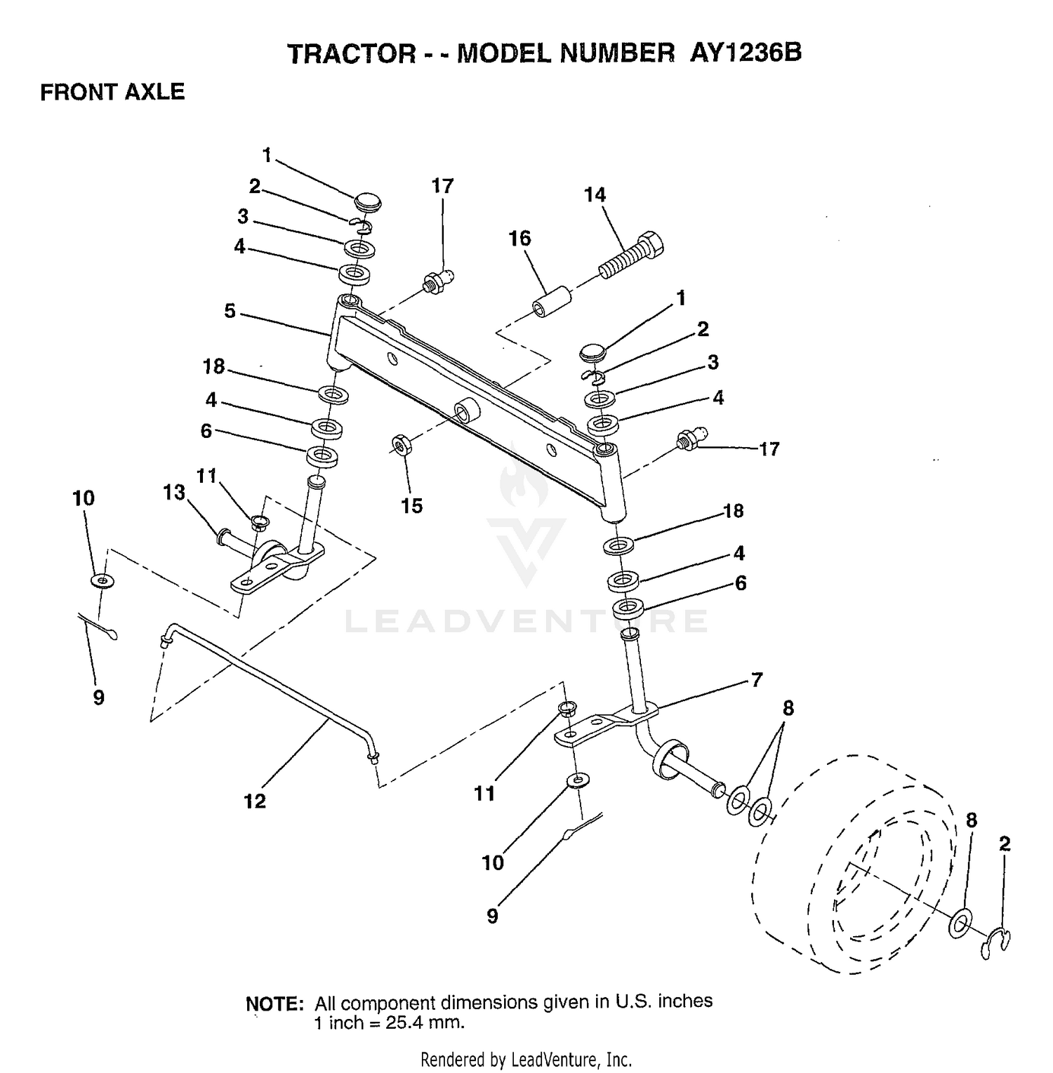FRONT AXLE
