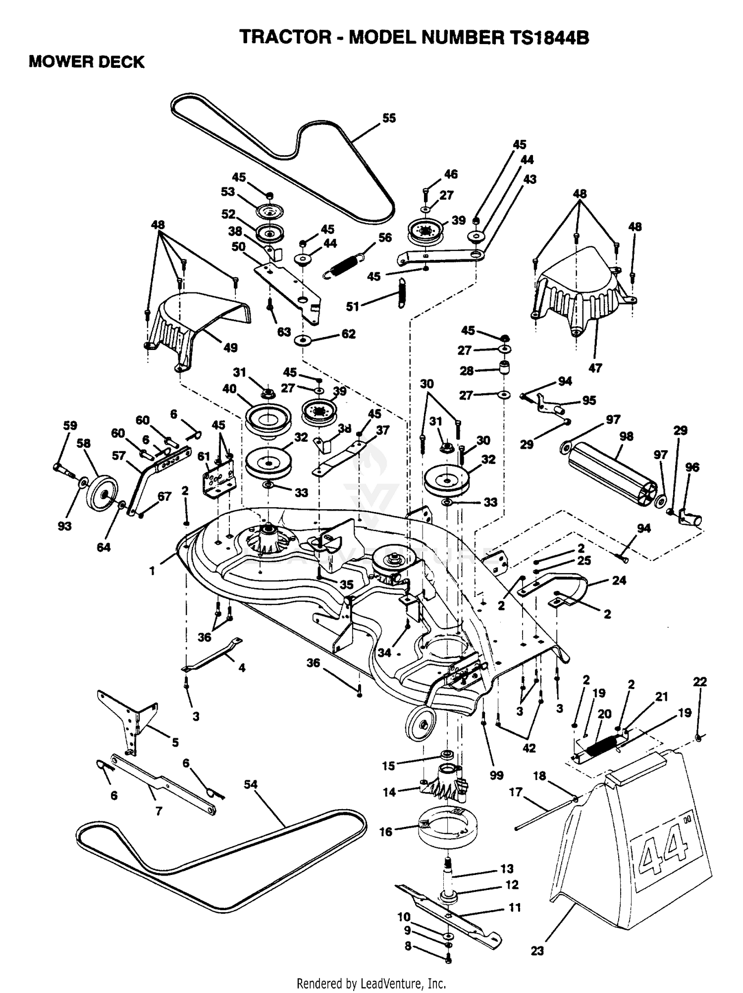 MOWER DECK