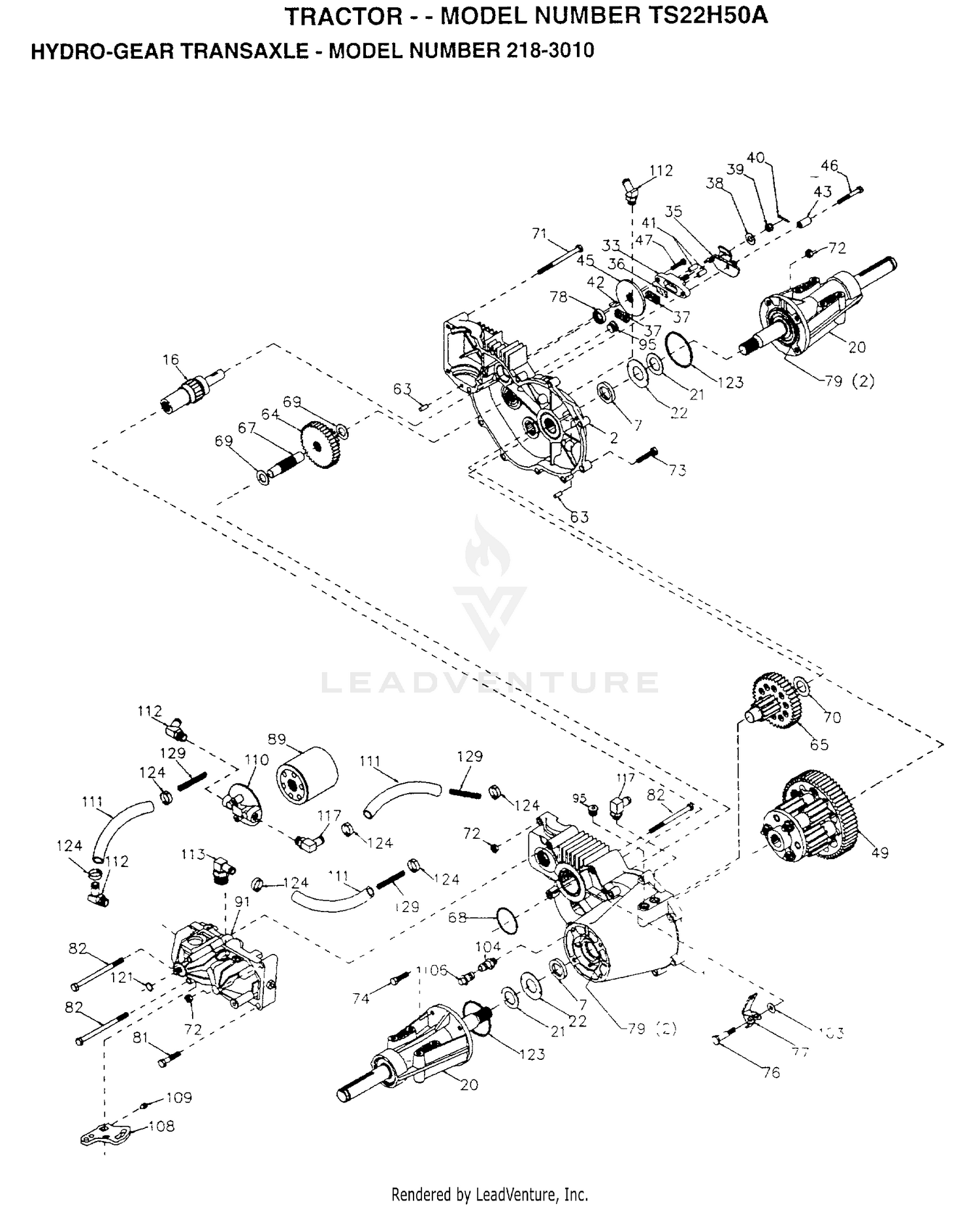HYDRO-GEAR TRANSAXLE