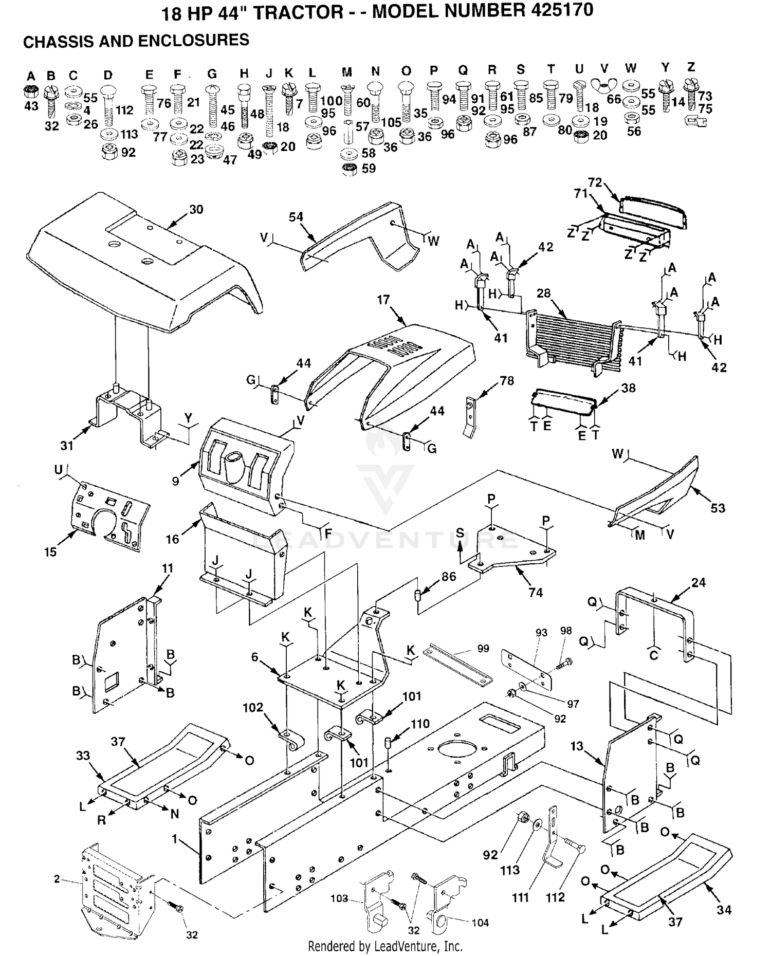 Assembly diagram