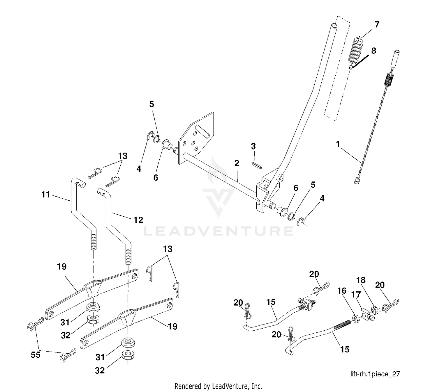 MOWER LIFT / DECK LIFT