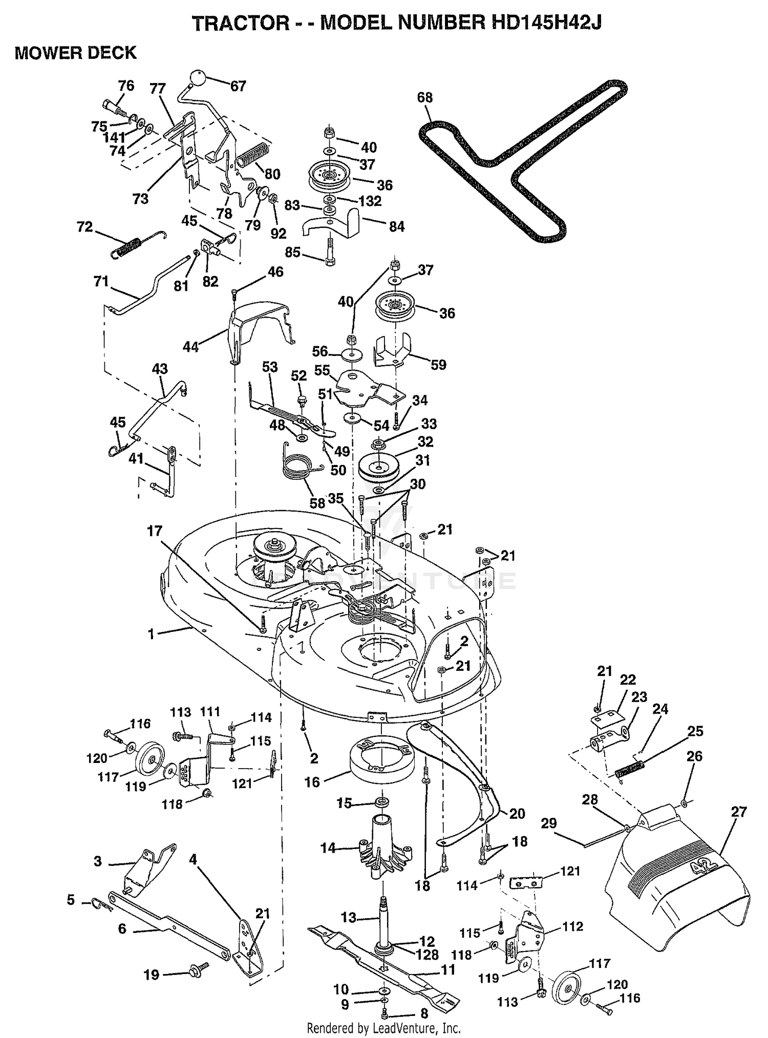 MOWER DECK