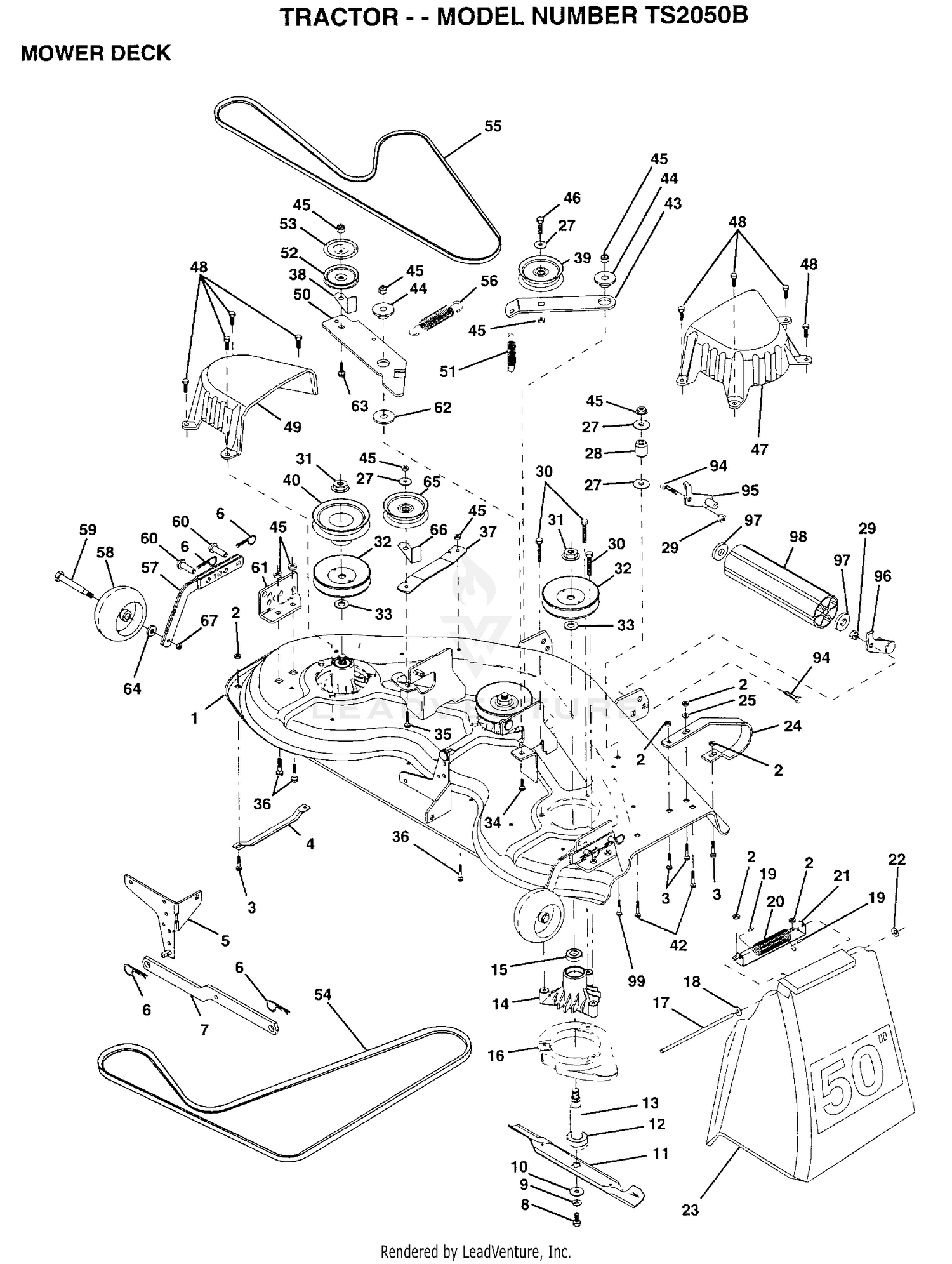 MOWER DECK
