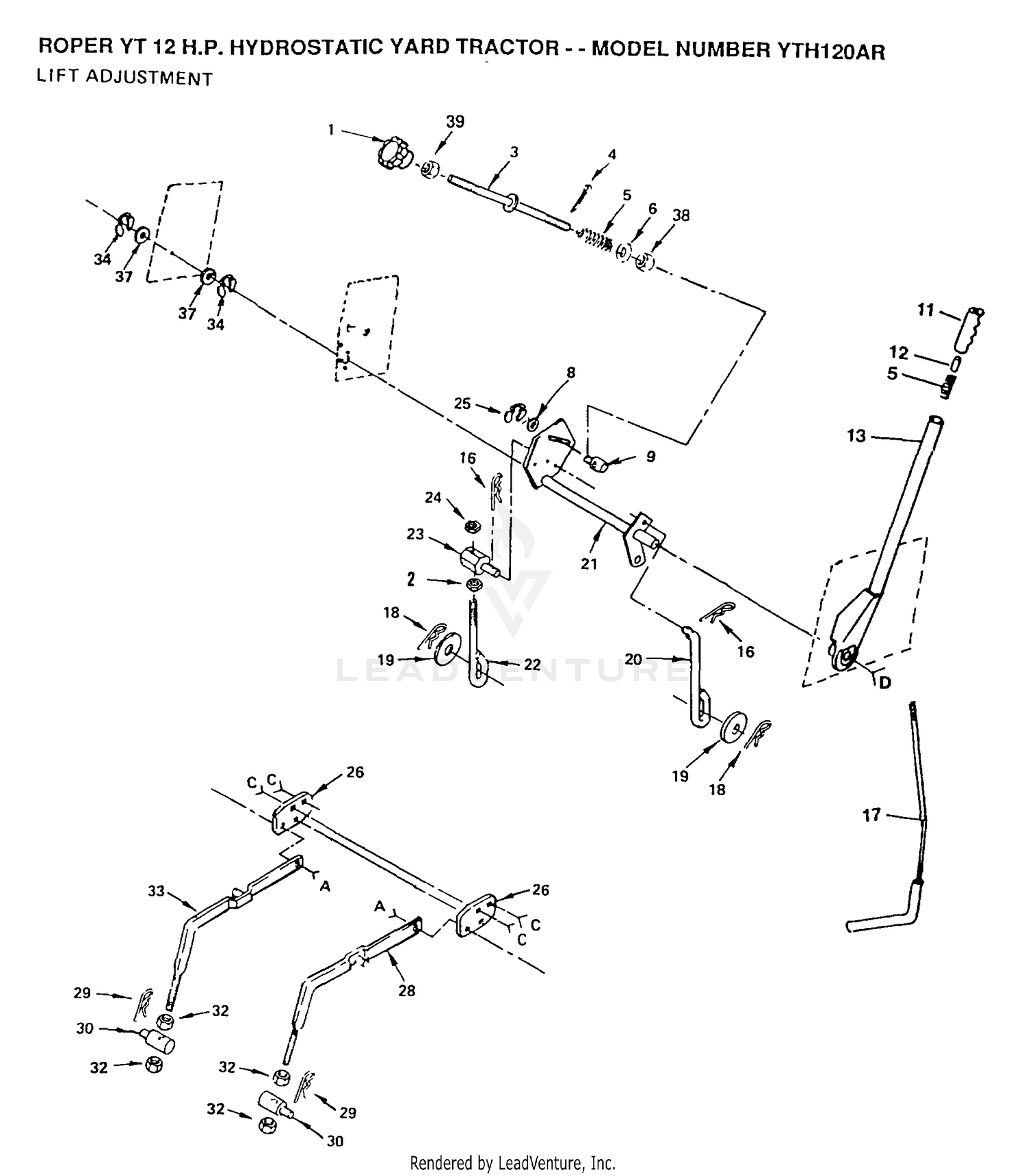 LIFT ADJUSTMENT ASSY