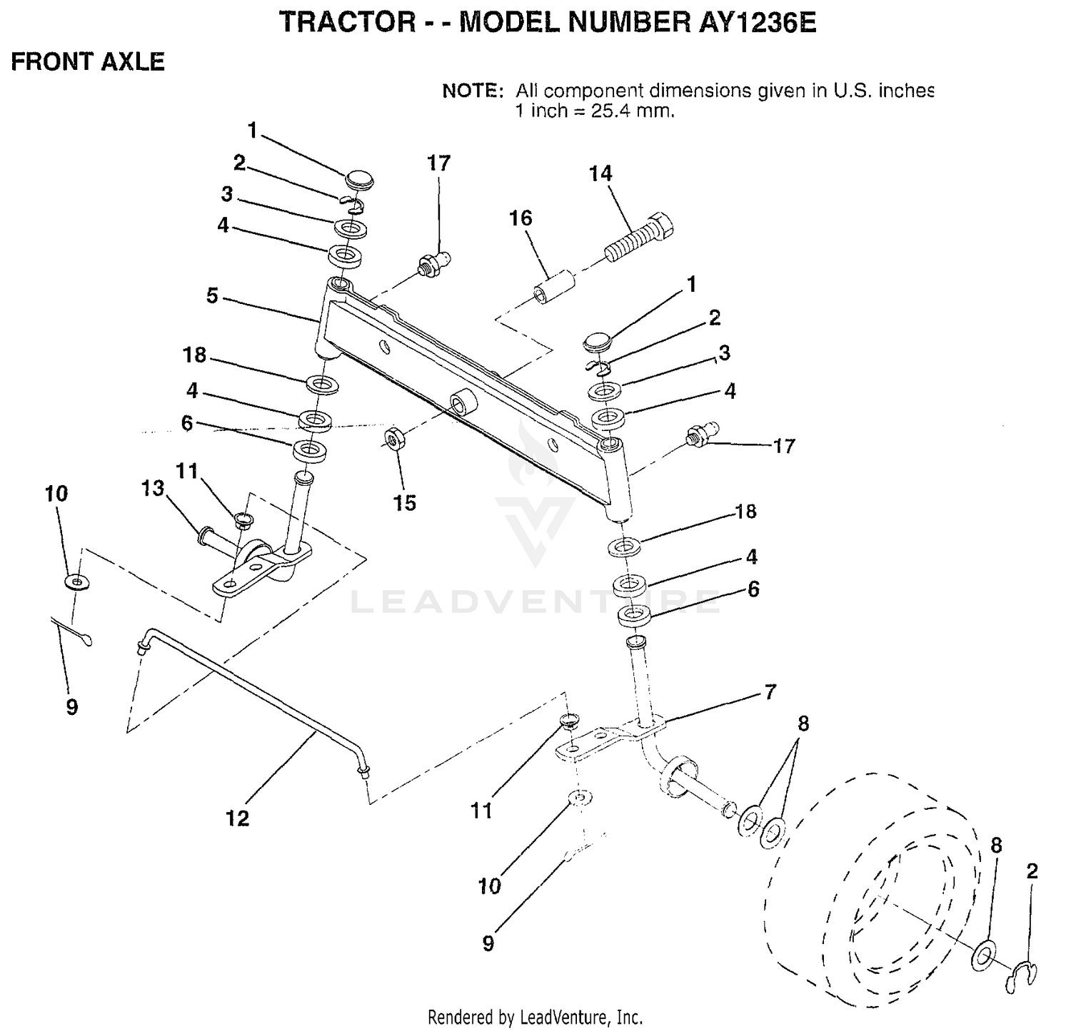 FRONT AXLE