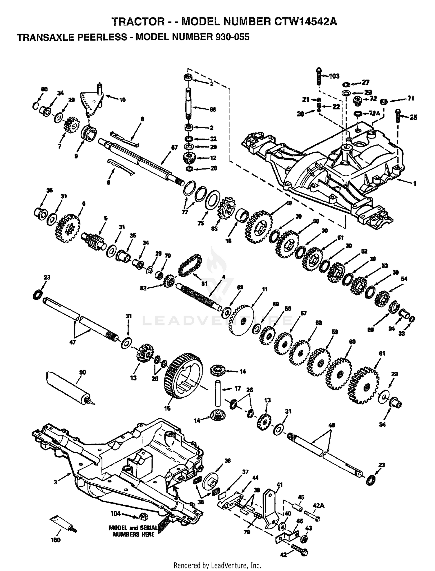 TRANSAXLE PEERLESS