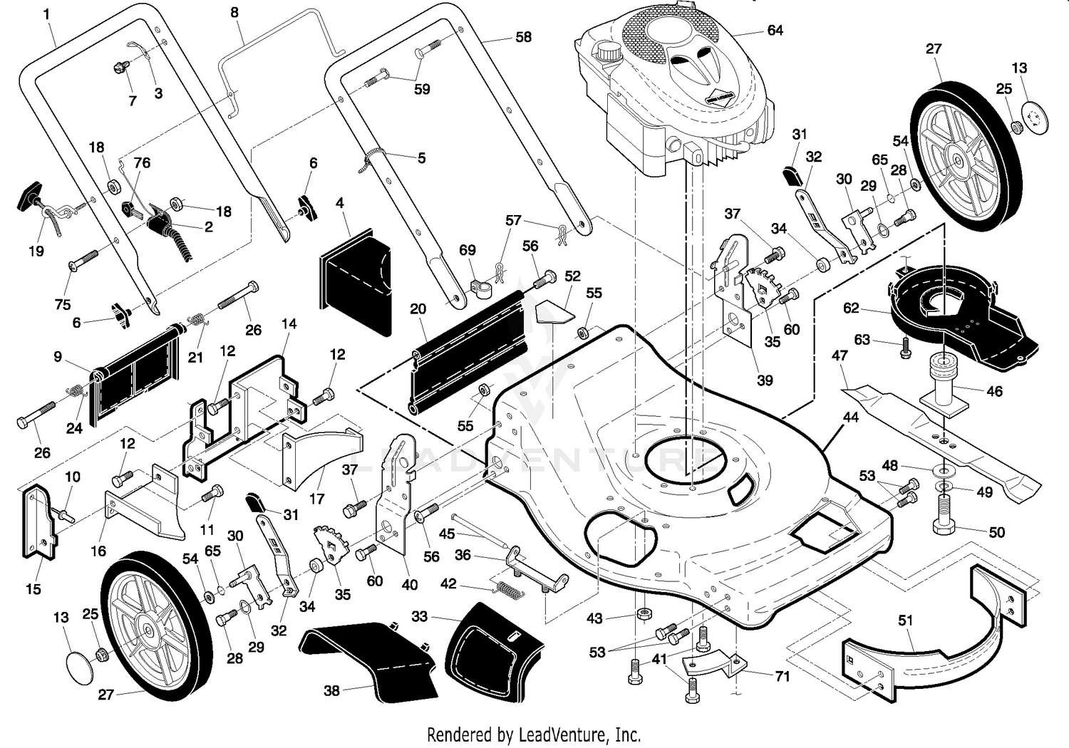 Rotary Lawn Mower