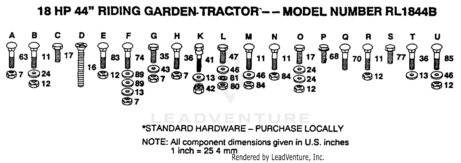 HARDWARE (MOWER)