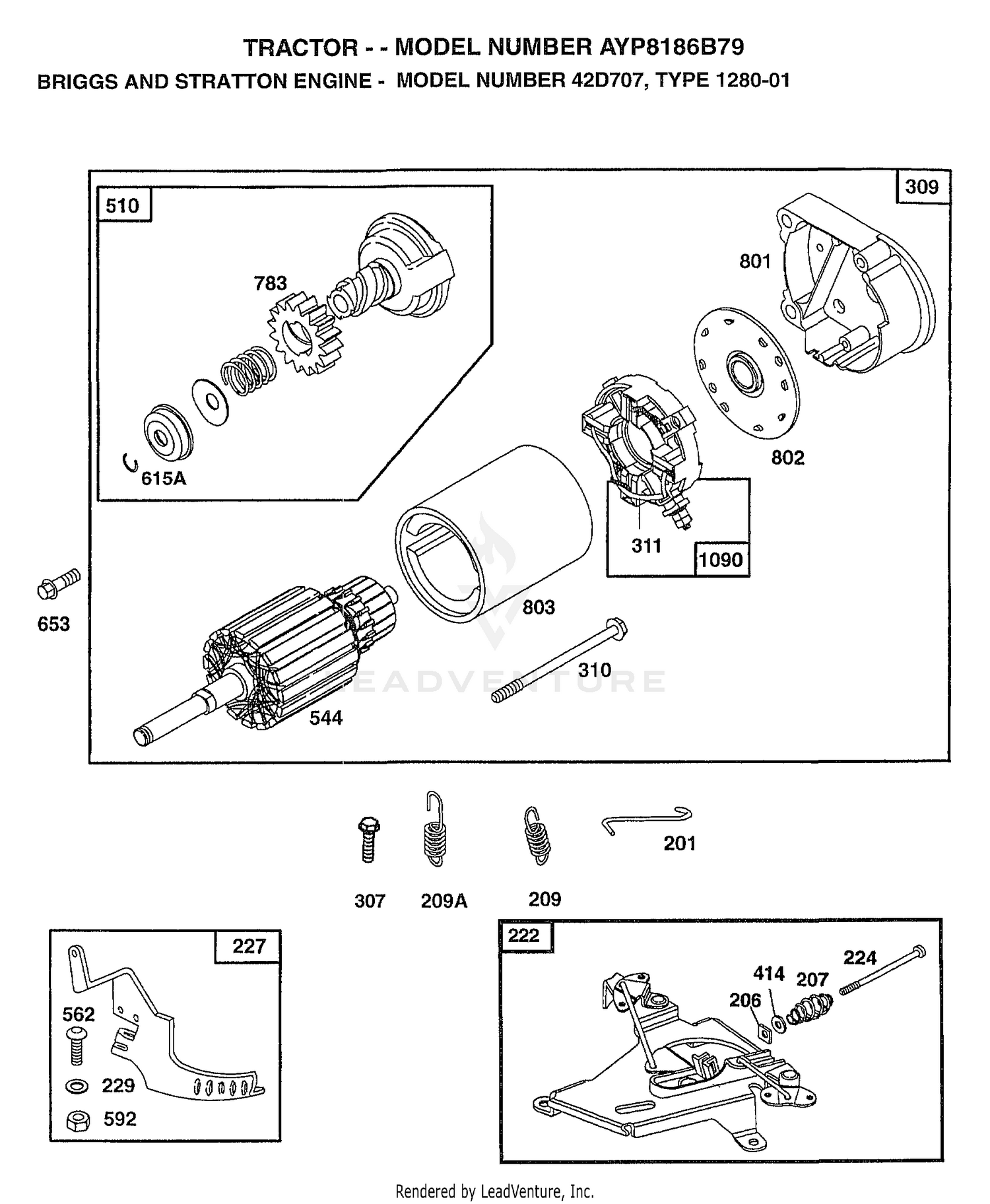 ENGINE BRIGGS & STRATTON