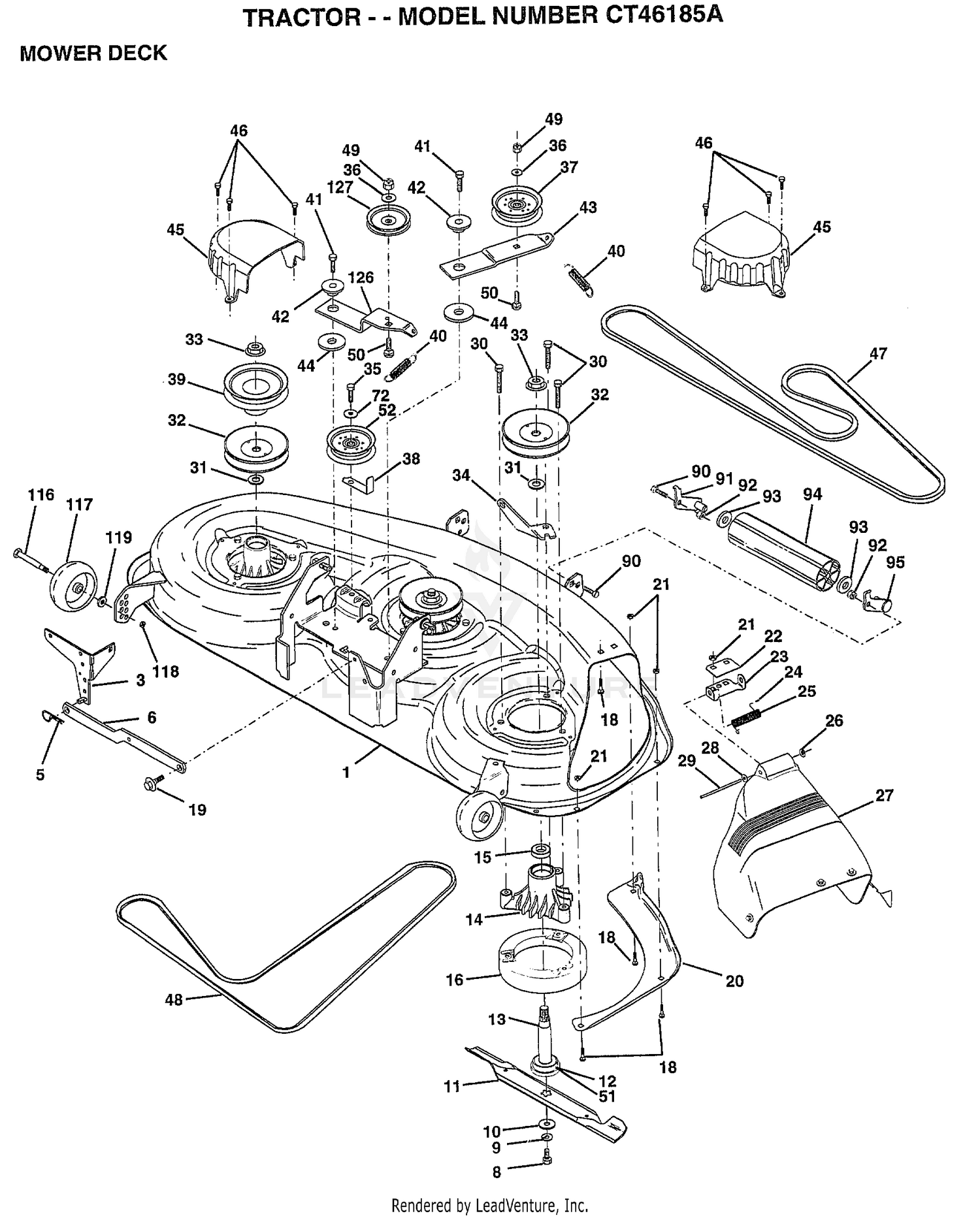 MOWER DECK