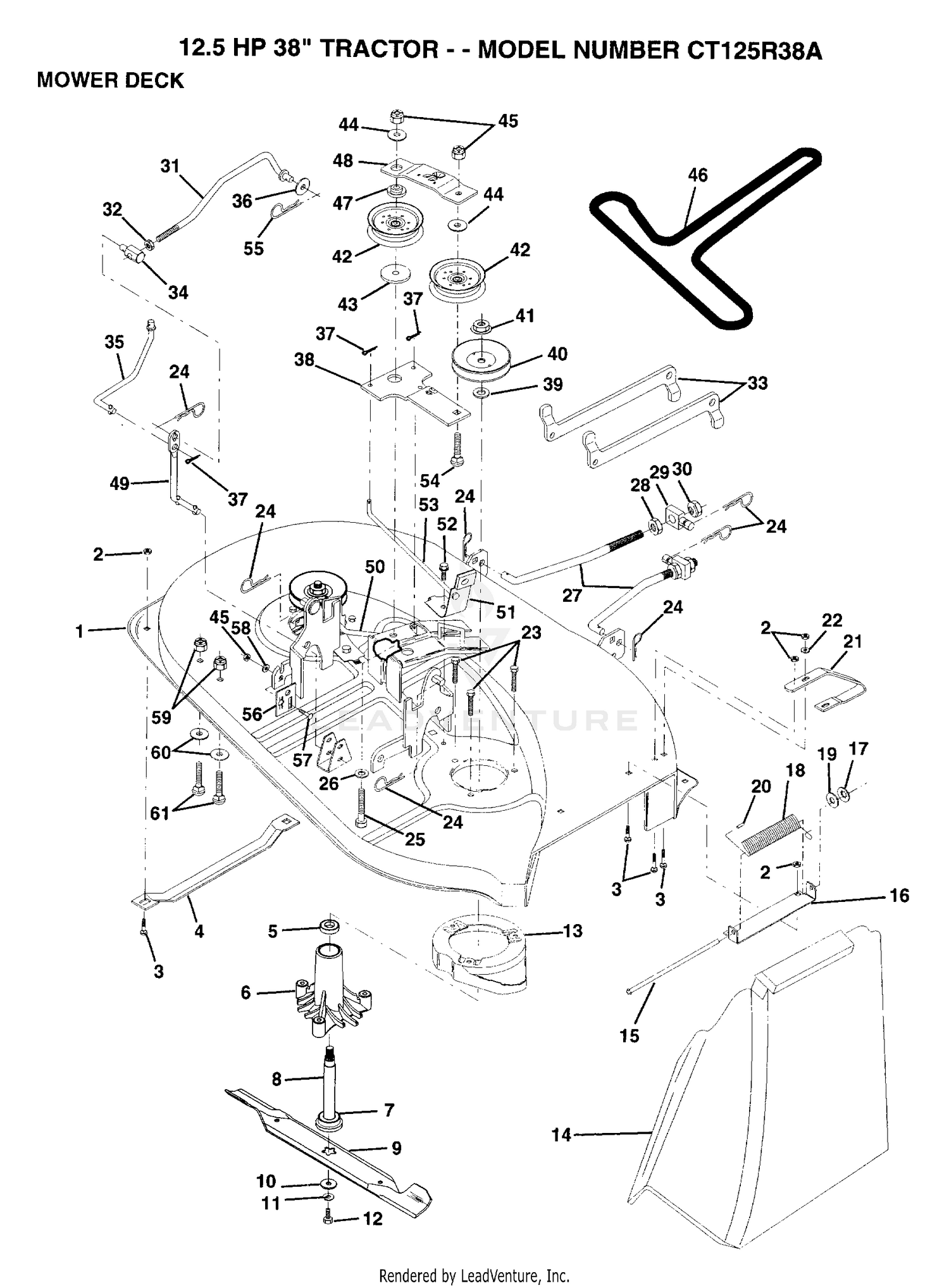 MOWER DECK