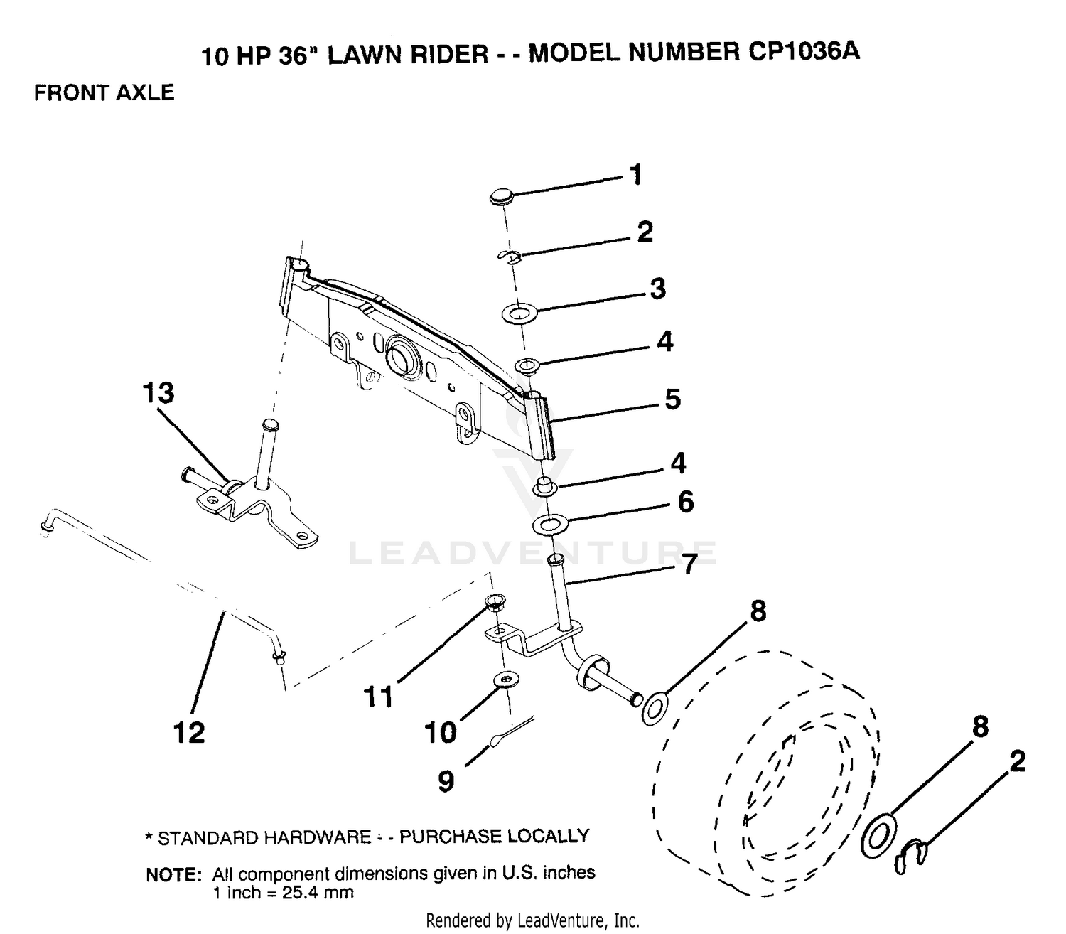 FRONT AXLE