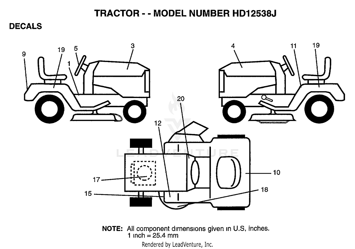 Assembly diagram